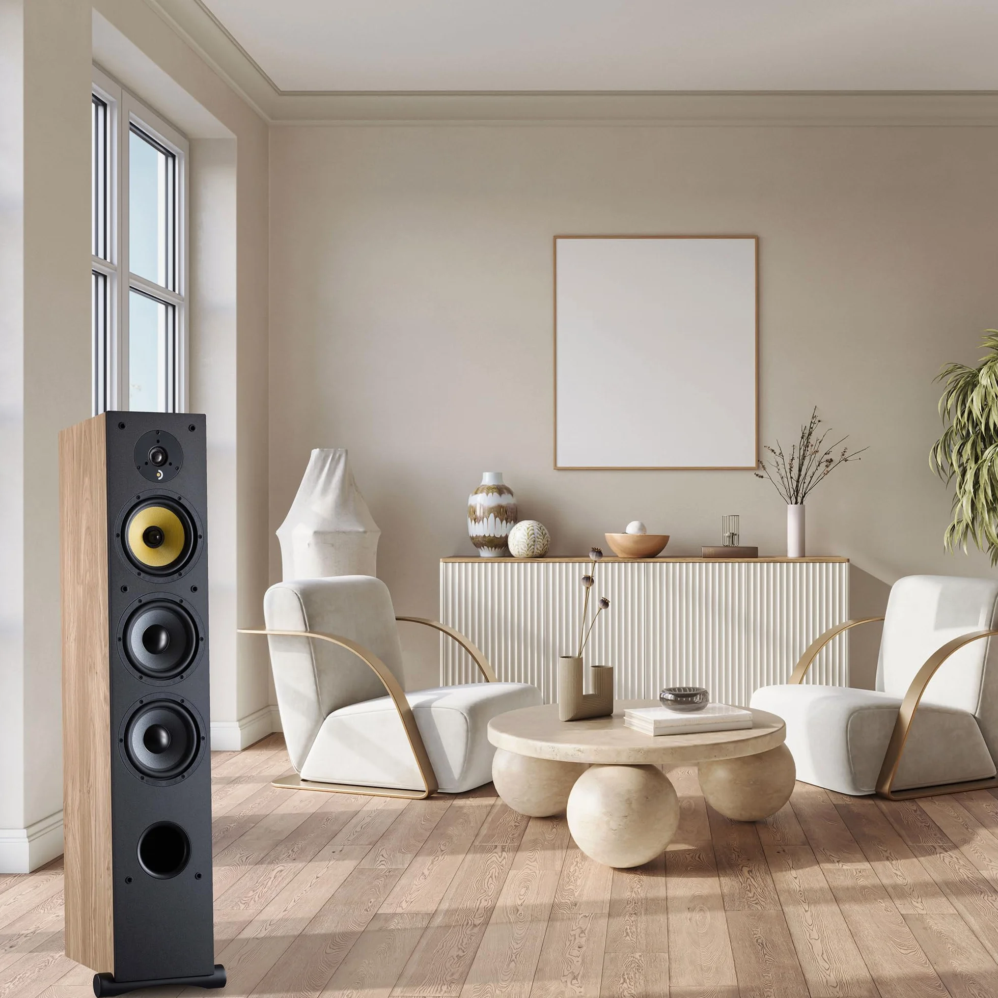 Davis Acoustics Ariane 7 Jasny dąb 3-drożna kolumna głośnik pojedynczo