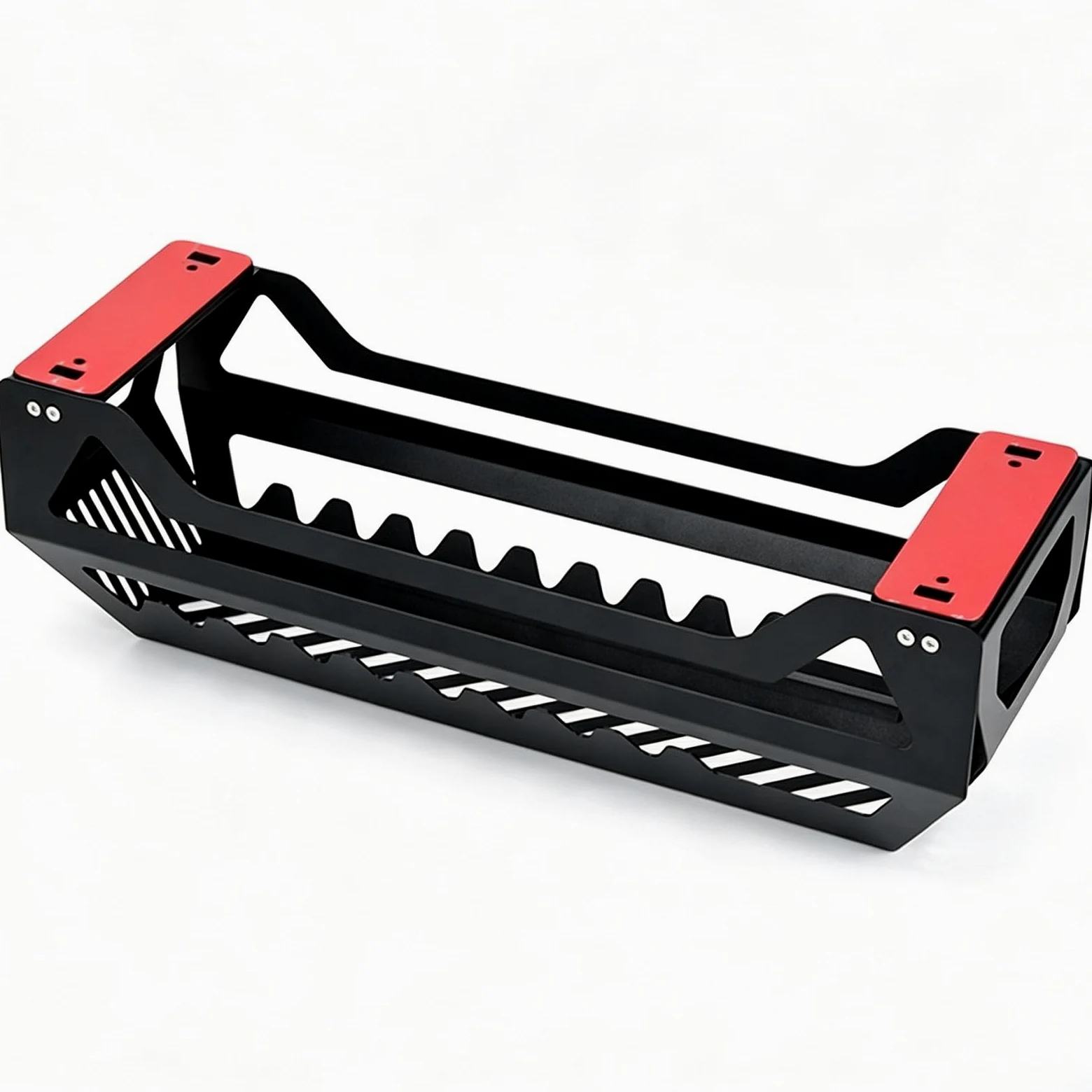 Taca do Zarządzania Kablami pod Biurkiem 45cm, Stalowy Organizer Kabli, i Śrub do Biurka Biurowego oraz Gamingowego