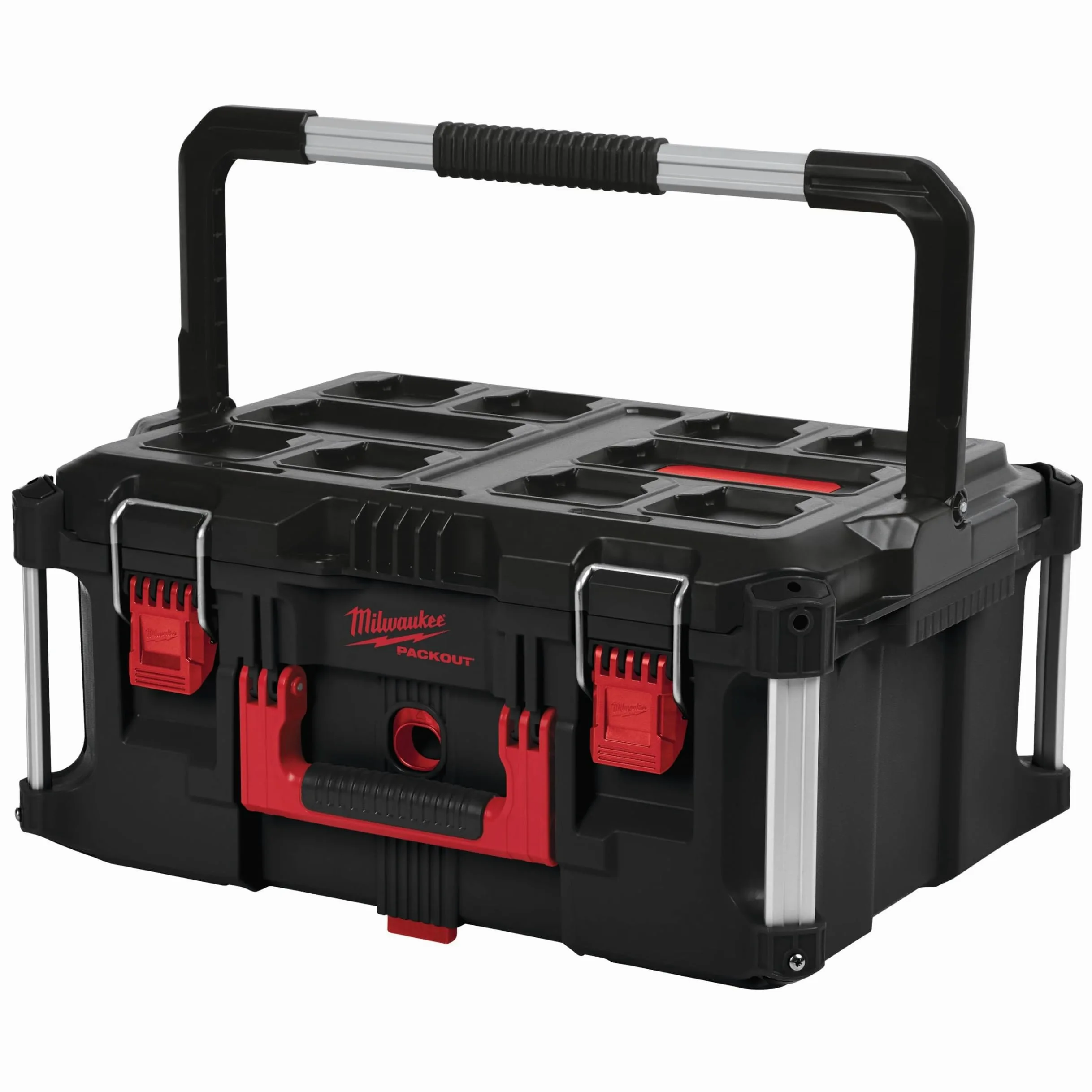 Milwaukee 4932464079 Skrzynka Narzędziowa z Organizerem, Czerwony/Czarny, 56 x 39 x 27 cm