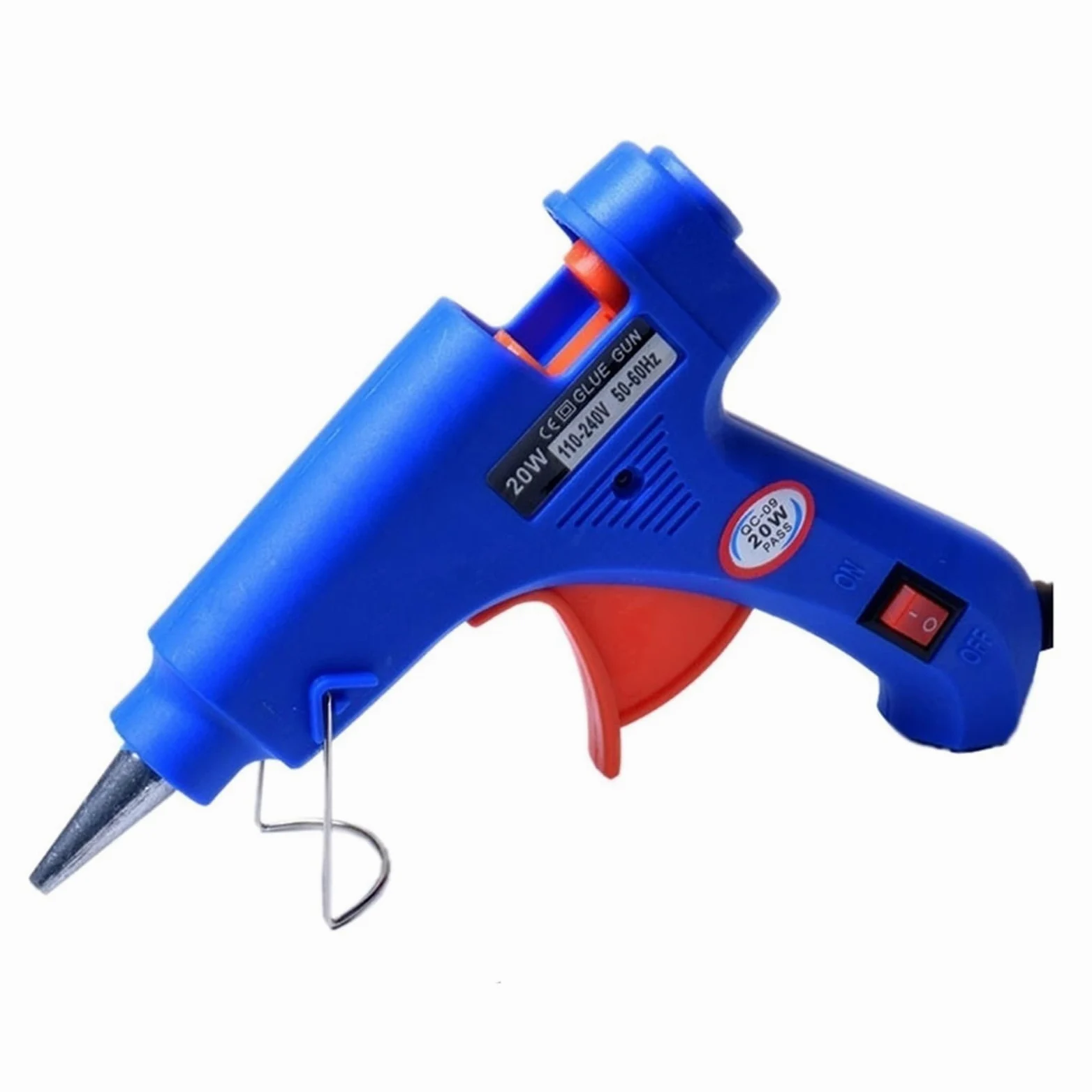 Pistolet do klejenia na gorąco z patyczkami 7 mm, szybkie nagrzewanie, termiczne, elektryczne narzędzie do naprawy, mini przemysłowy pistolet do klejenia do majsterkowania i projektów