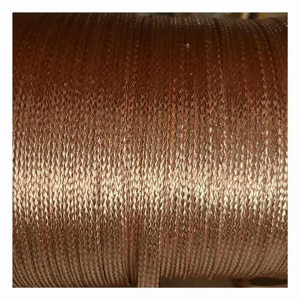 Tuleja pleciona miedziana 1/2/5 m, ocynkowana galwanicznie, 4~28 mm, rozszerzalna metalowa osłona do ekranowania kabli (czysta miedź, szerokość 28 mm_5 m)