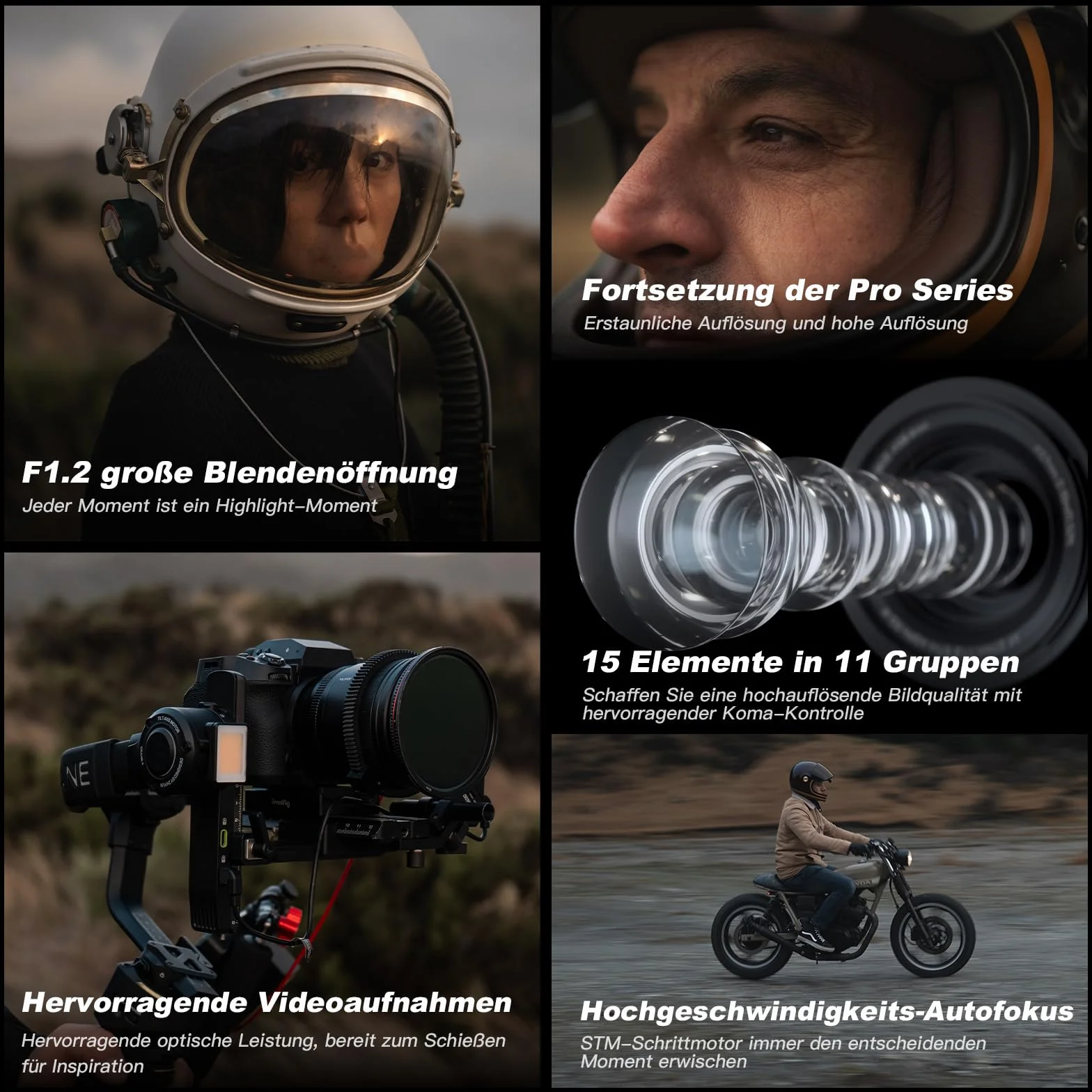 VILTROX 27 mm F/1.2 PRO AF Lens do Sony E Mount 27 mm F/1.2 APS-C Autofokus Prime STM obiektyw kompatybilny z Sony E Mount A7 a6700 a6500