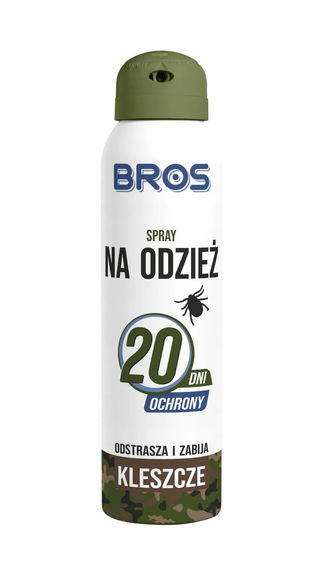BROS Spray na odzież - odstrasza i zabija kleszcze, 90ml