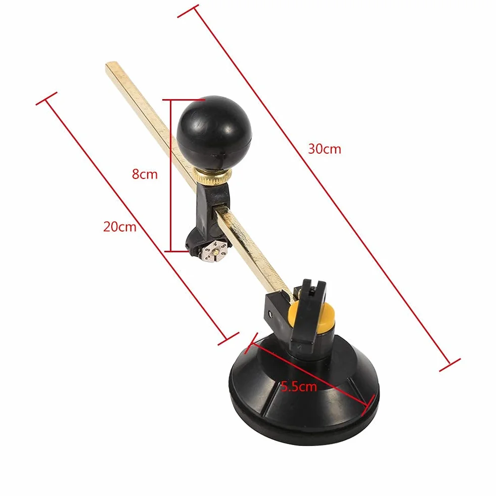 Compasses Type Cięcie, Regulowany nóż do cięcia szkła o średnicy 40 cm