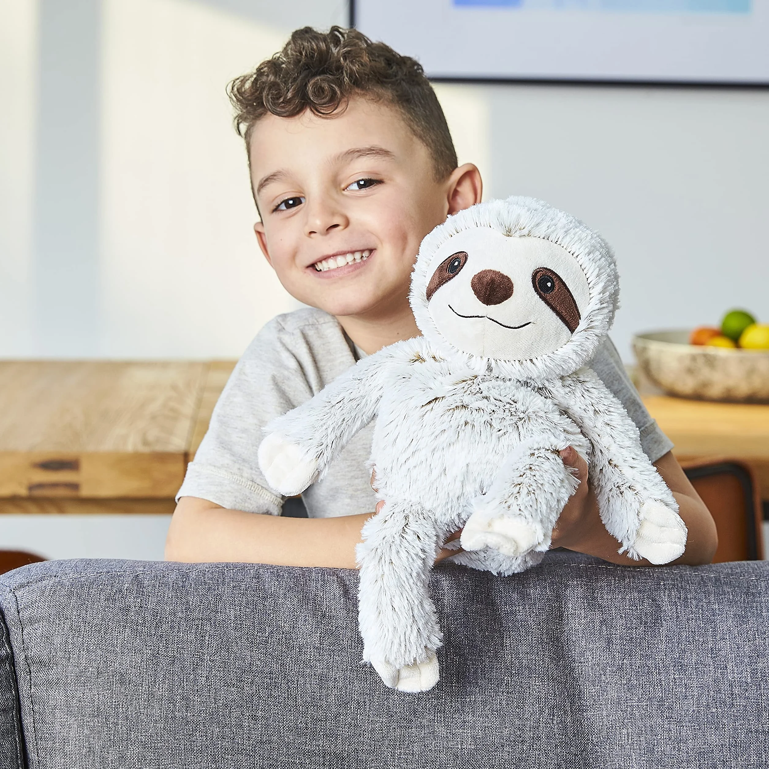 Warmies® 33 cm w pełni podgrzewana miękka zabawka zapachowa z francuską lawendą - leniwiec prawoślazowy