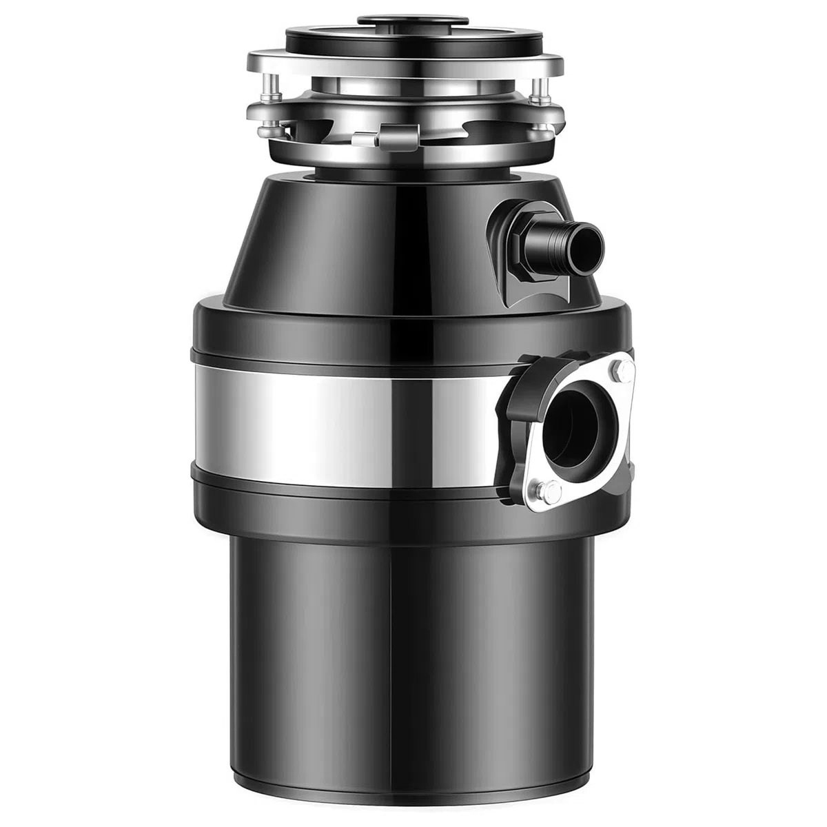 1200ML Food Waste Disposer Z Przełącznikiem Powietrza, Ochrona Przed Przeciążeniem, Silnik 560W, Zlewozmywak Ze Stali Nierdzewnej 304 Do Kuchni