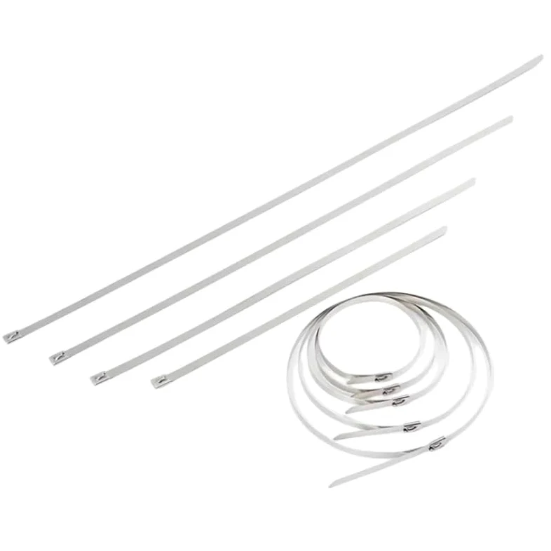 Opaski zaciskowe Opaski zaciskowe stalowe Opaski zaciskowe metalowe Stal nierdzewna Ca 10 20 50 100 200 szt. 10 mm 0,39 cala 304 Stal nierdzewna Opaska zaciskowa na kabel Metalowa opaska zaciskowa pow