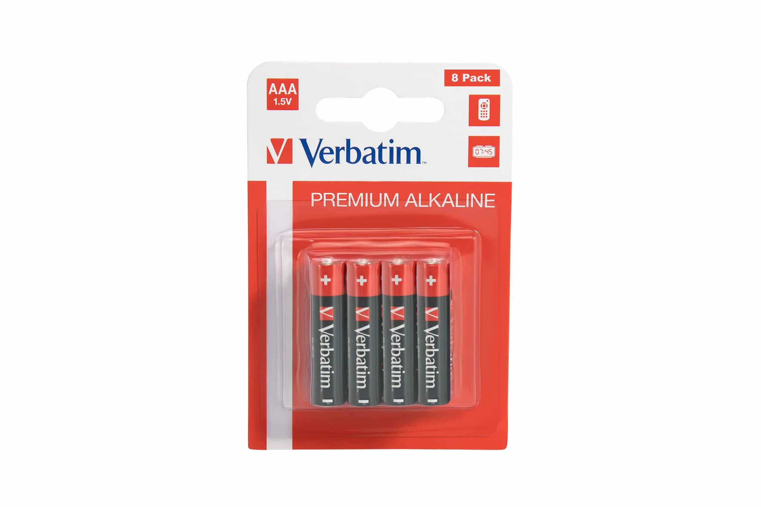 Verbatim Baterie alkaliczne AAA LR03 1,5 V 8 sztuk