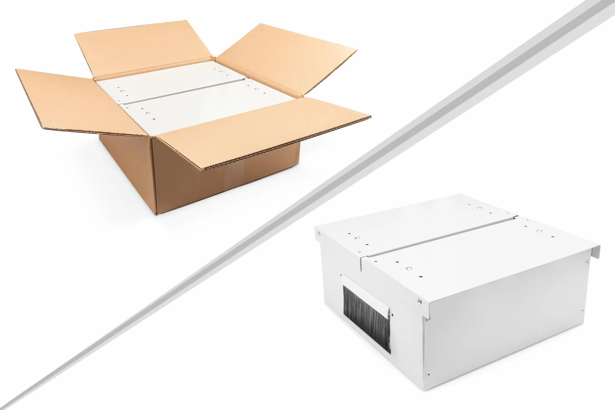 DIGITUS Szafka sieciowa 10 cali - 6 U - montaż ścienny - bez montażu - wys. x szer. x gł. 324x316x298 mm - nośność 30 kg - głębokość użytkowa 254 mm - stopień ochrony IP20 - seria SOHO Pro - szary