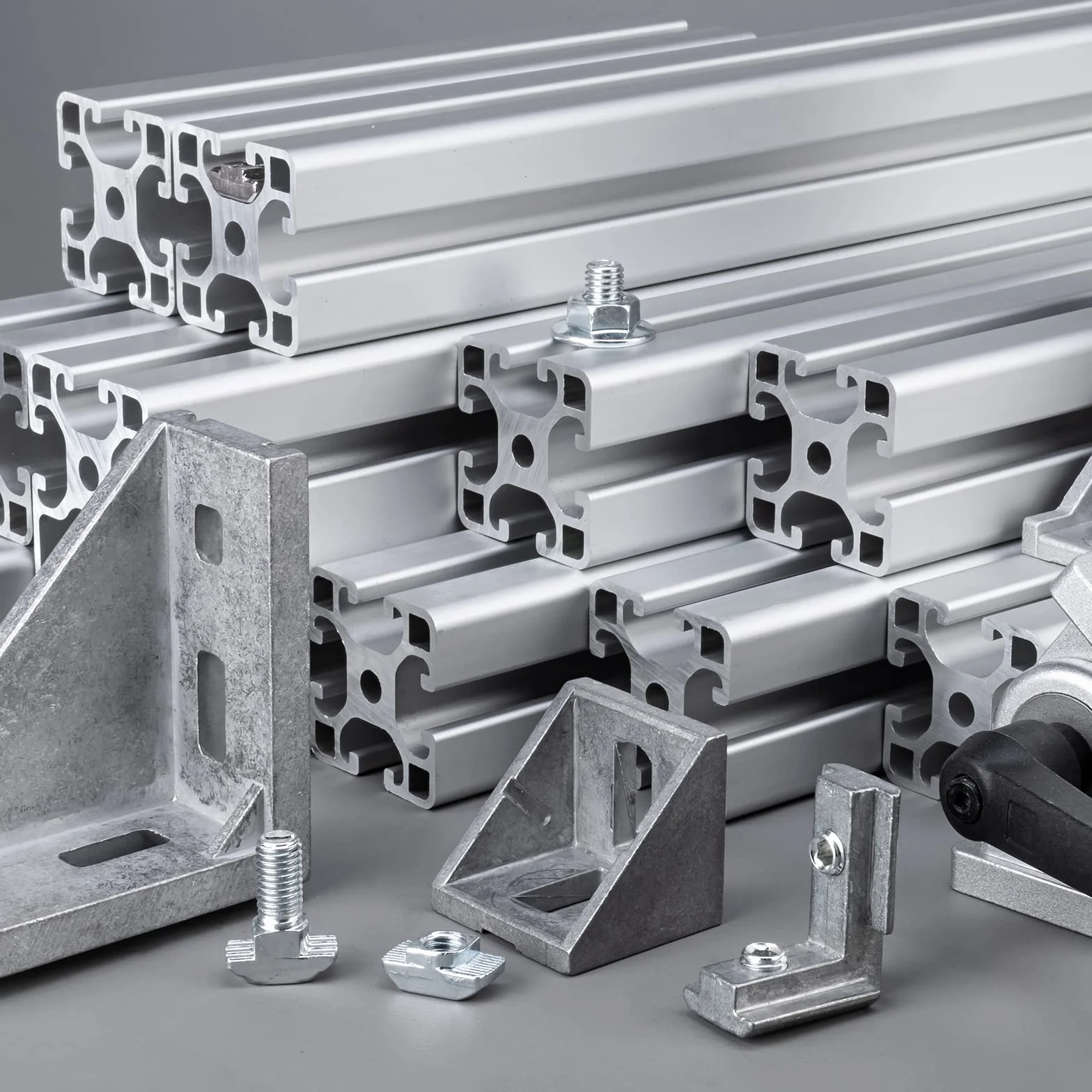 QUARKZMAN 10 sztuk śrub z rowkiem T, M8 x 16 mm, śruba z łbem młotkowym, śruba T do 4040 serii T profil aluminiowy, stal nierdzewna 304, kolor srebrny