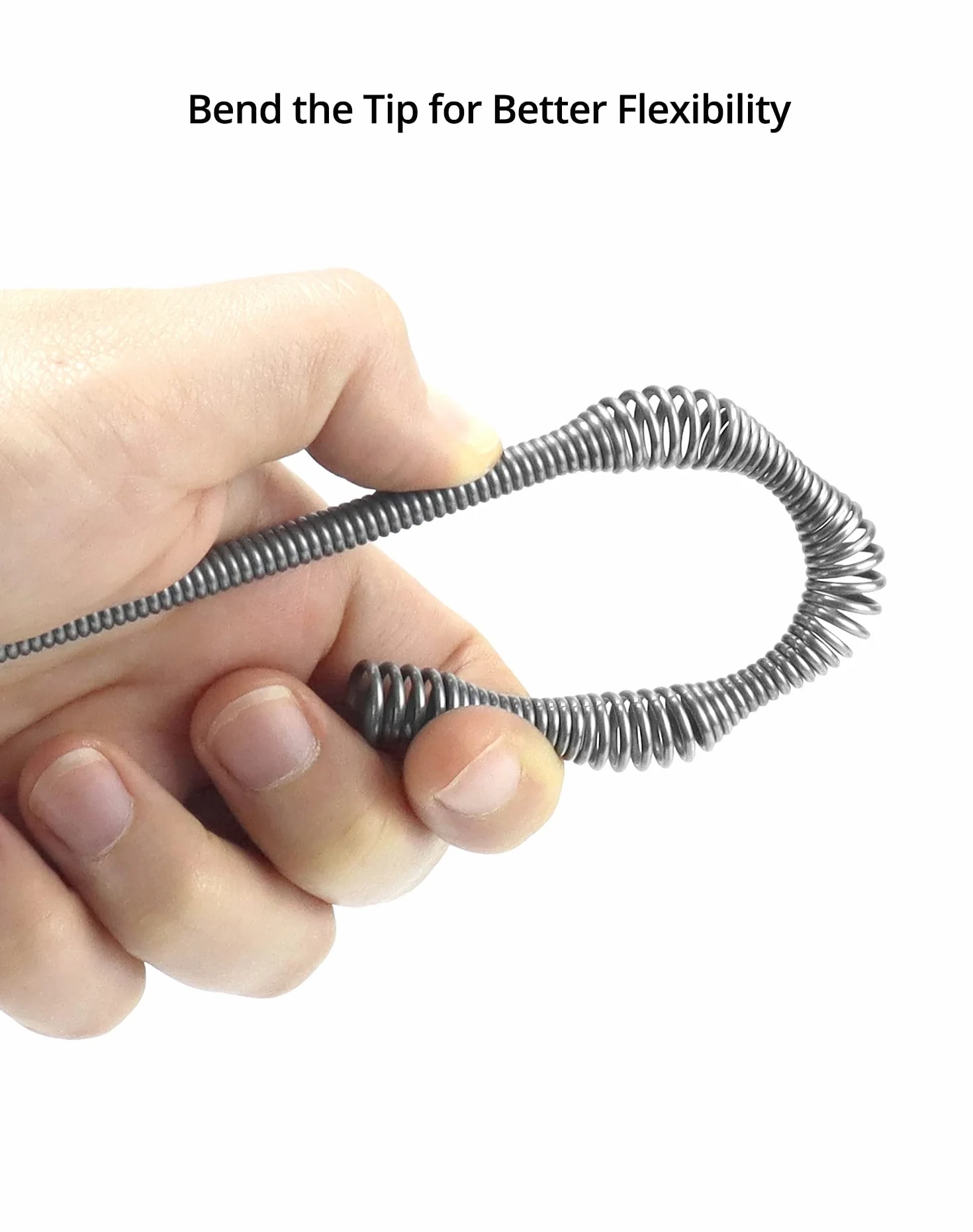 QWORK® Kabel do czyszczenia kanalizacji - 10M x 6mm - Elastyczny kabel do udrażniania rur spustowych