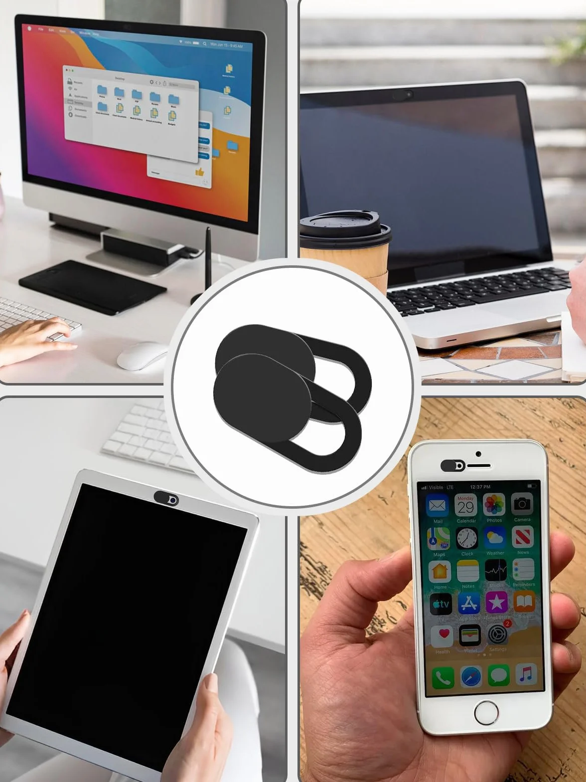Nakładka na kamerę do laptopa Ultracienka 0.027 mm Ochrona prywatności