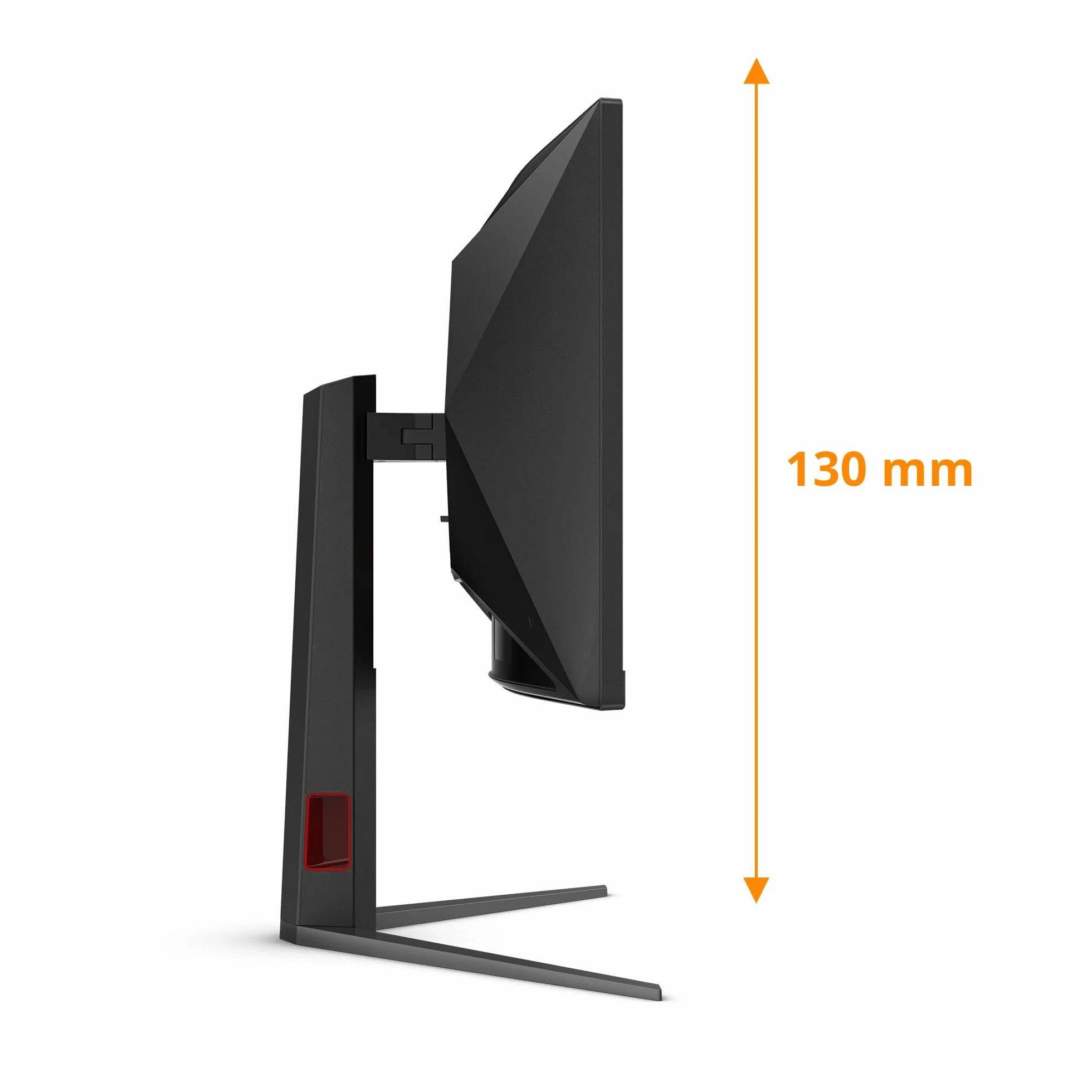 AOC Gaming CU34G4Z - 34-calowy zakrzywiony monitor WQHD, 240 Hz, FreeSync Prem., HDR400 (3440x1440, 1ms GtG, 2X HDMI 2.1, 1x DisplayPort 1.4, Hub USB) Czarno-czerwony