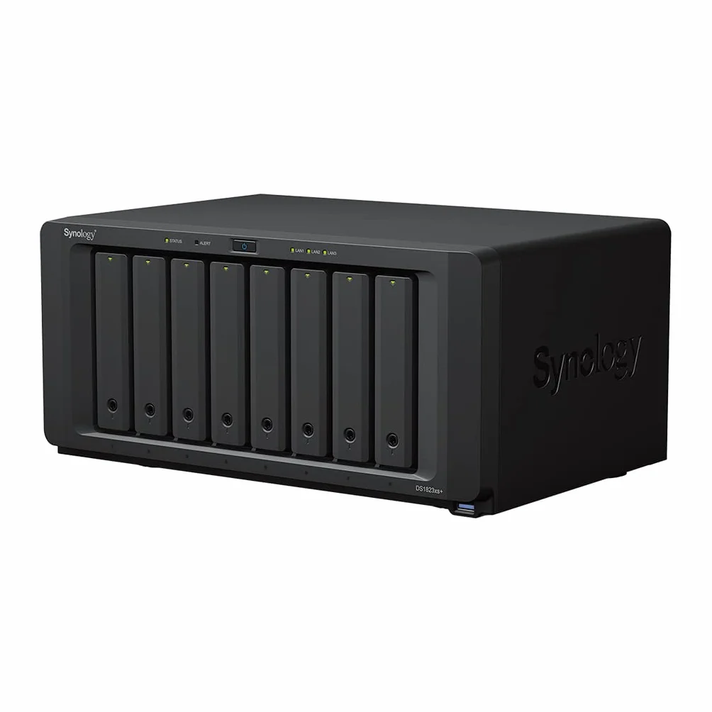 Synology DS1823XS+ NAS 8-bay 3.33/3.6 GHz QuadCore 8GB 2x LAN GbE 10 GbE