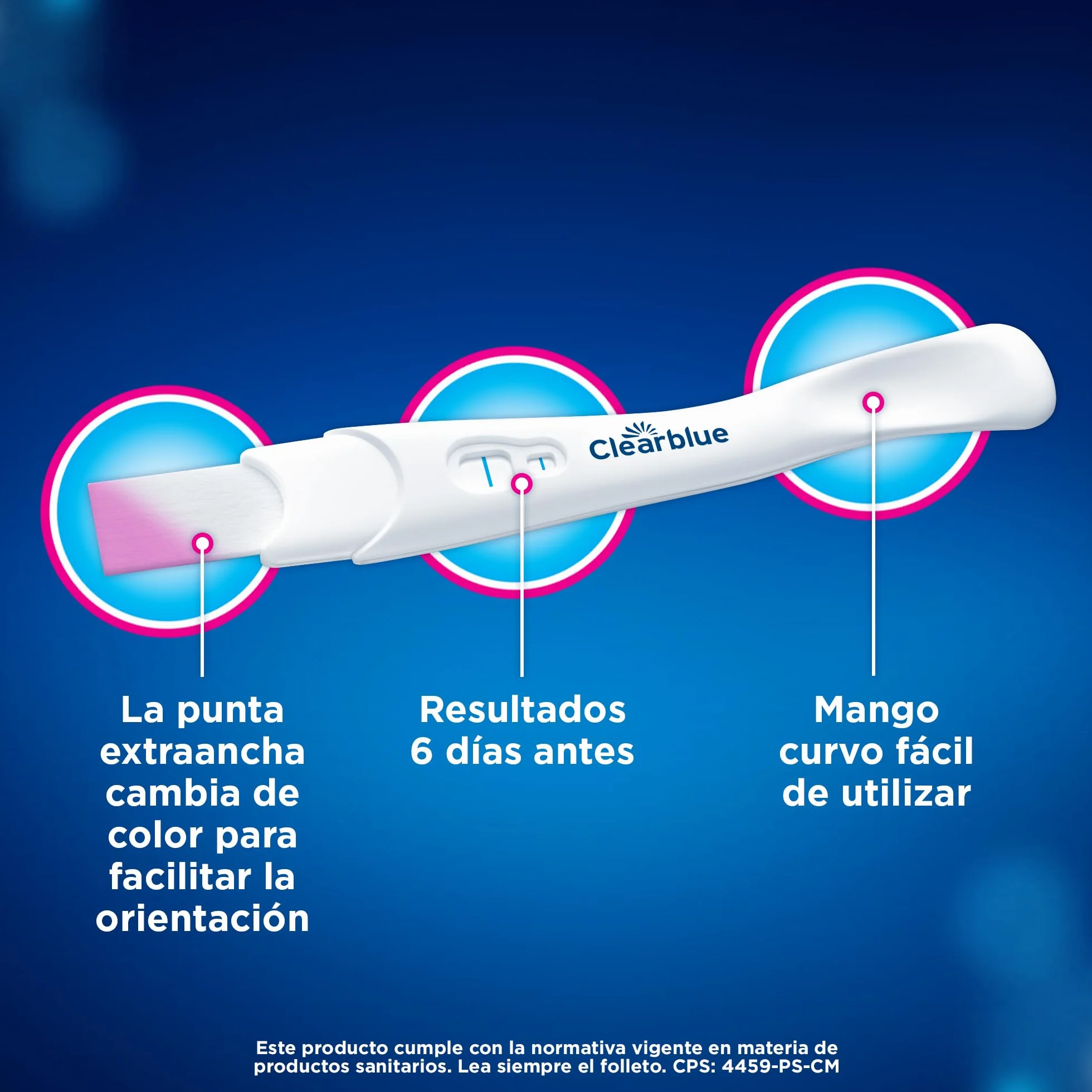 Clearblue Analogowy test ciążowy - Wykrywanie ultra-zewnętrzne - Wyniki w minutach - Dokładność powyżej 99% - Łatwe i wygodne użytkowanie (1)