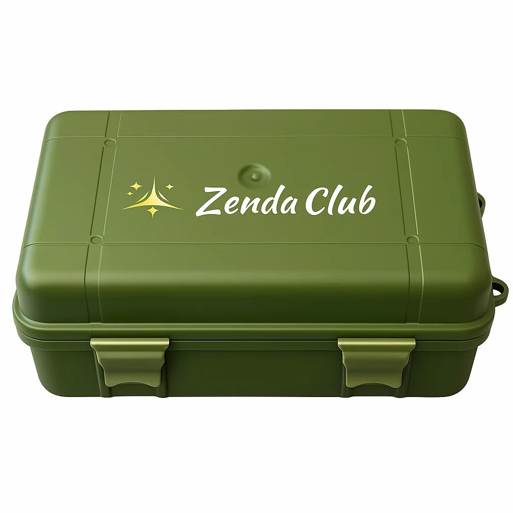 zenda club® Zdalny system wyzwalania fajerwerków - 16-kanałowy zestaw pirotechniczny z bezprzewodowym pilotem zdalnego sterowania - wytrzymały pojemnik do przechowywania