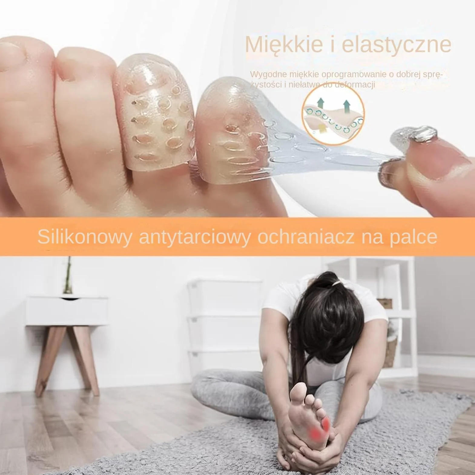 Ochraniacze Silikonowe Palce - 20 Sztuk Oddychaj?cych Os?onek Palce | Przezroczyste Oddychaj?ce Dla M? ?czyzn i Kobiet Buty Obcasie Okazje Formalne Sport Aktywno? ? Bieganie Chodzenie