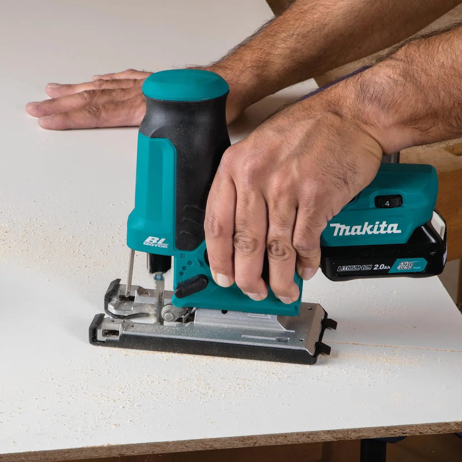 Makita JV102DZ Wyrzynarka, 18 W, Niebieski, 12 V