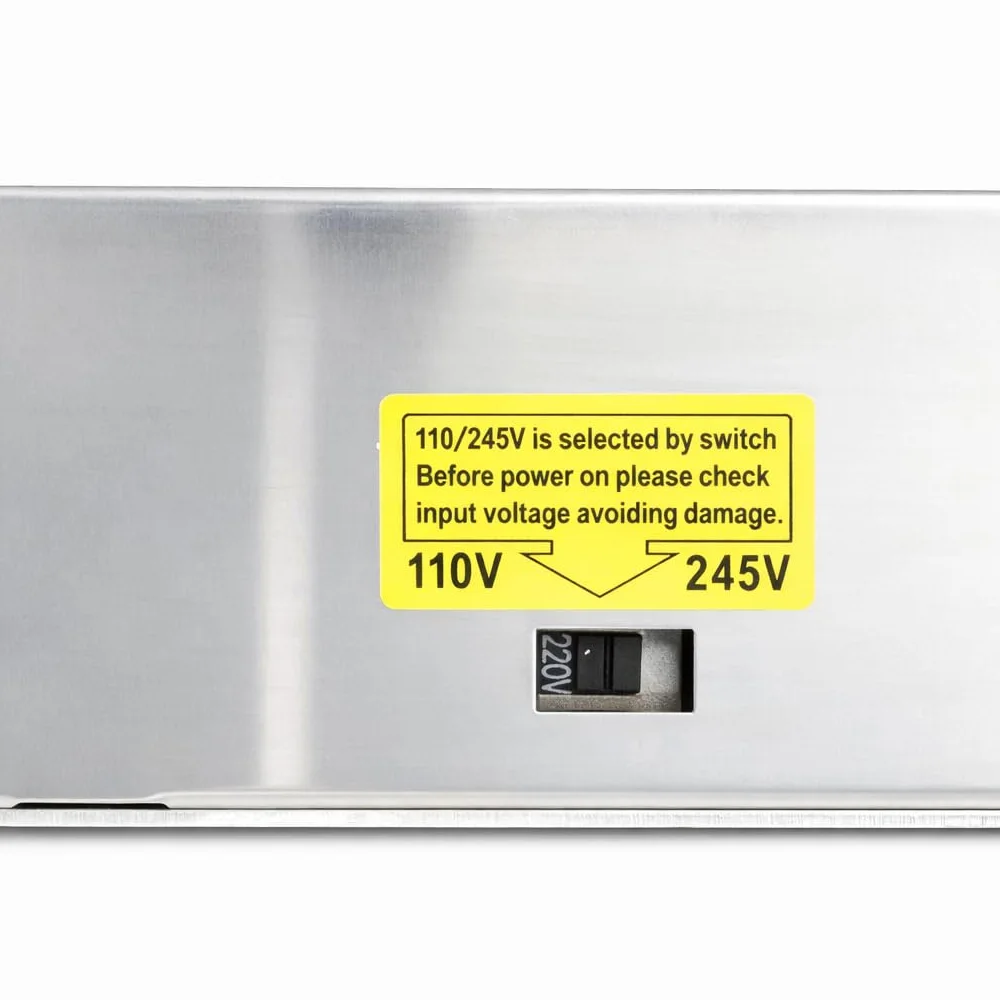 Jandei - zasilacz transformatora 110/220V AC do 12V DC 600W 50A, instalacja wewnętrzna IP20 do taśm LED, neonowych lub niskiego napięcia