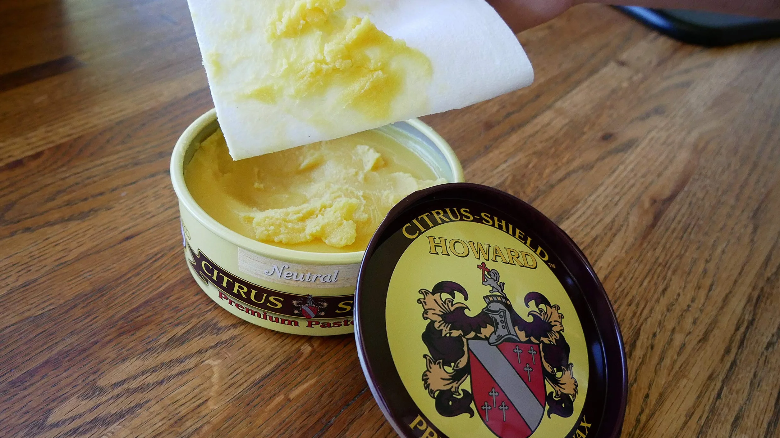 Howard CS0014 312gr lub 325 ml, cytrusowa powłoka, wosk premium pasta, neutralny