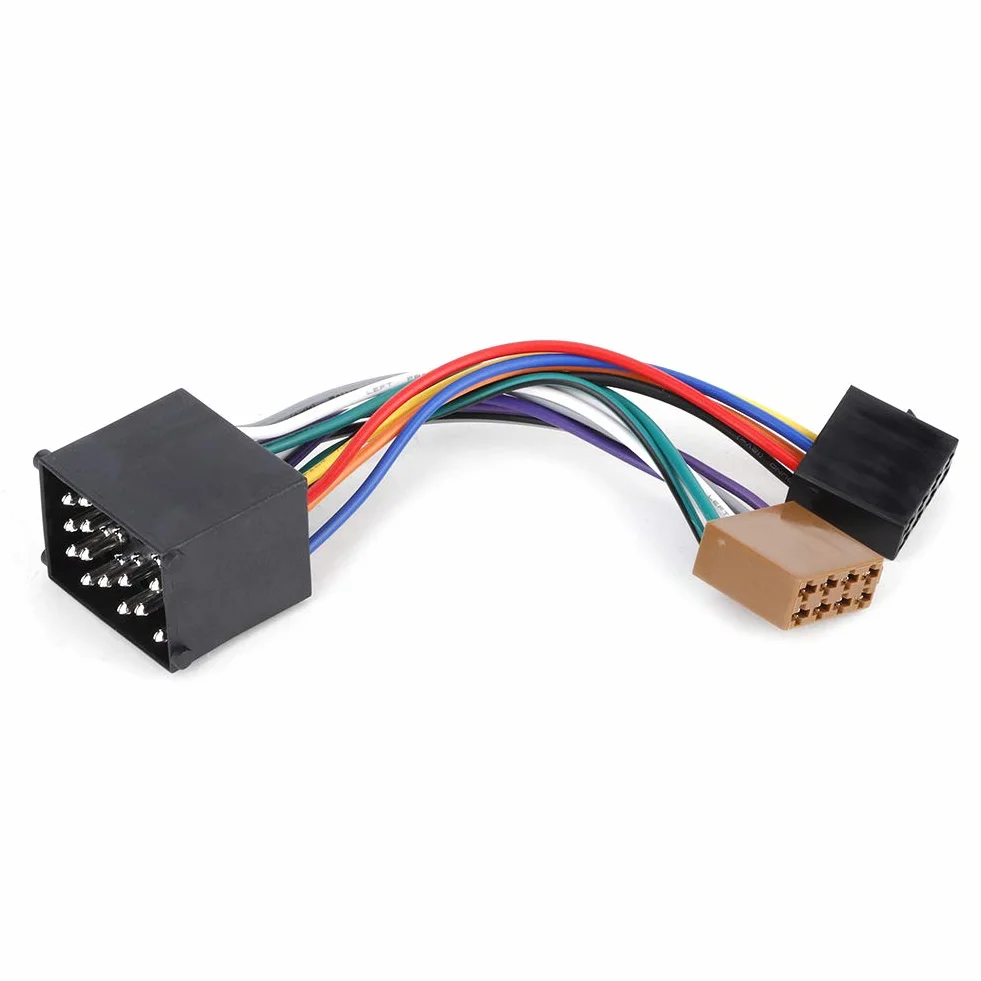dla e36 Wiring Harness Adapter do radia samochodowego kabel wiązki przewodów stereo gniazdo ISO dla E36 E46 E39 wiązki kabiny pojazdu dla E36 E46 E39