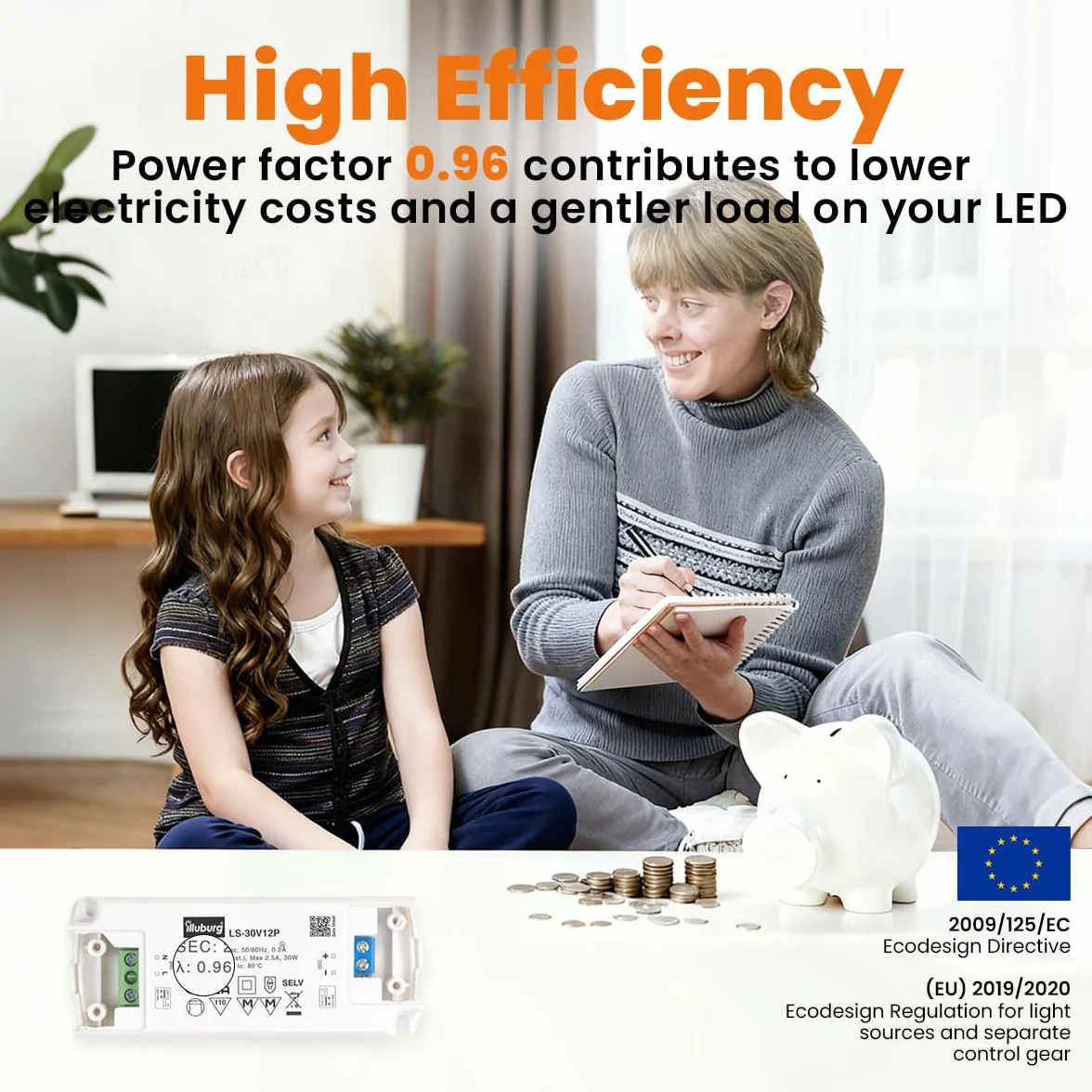 Transformator LED 12 V 30 W Bez Migotania Do Taśmy LED G4 GU5,3 - Zasilacz Sterownik