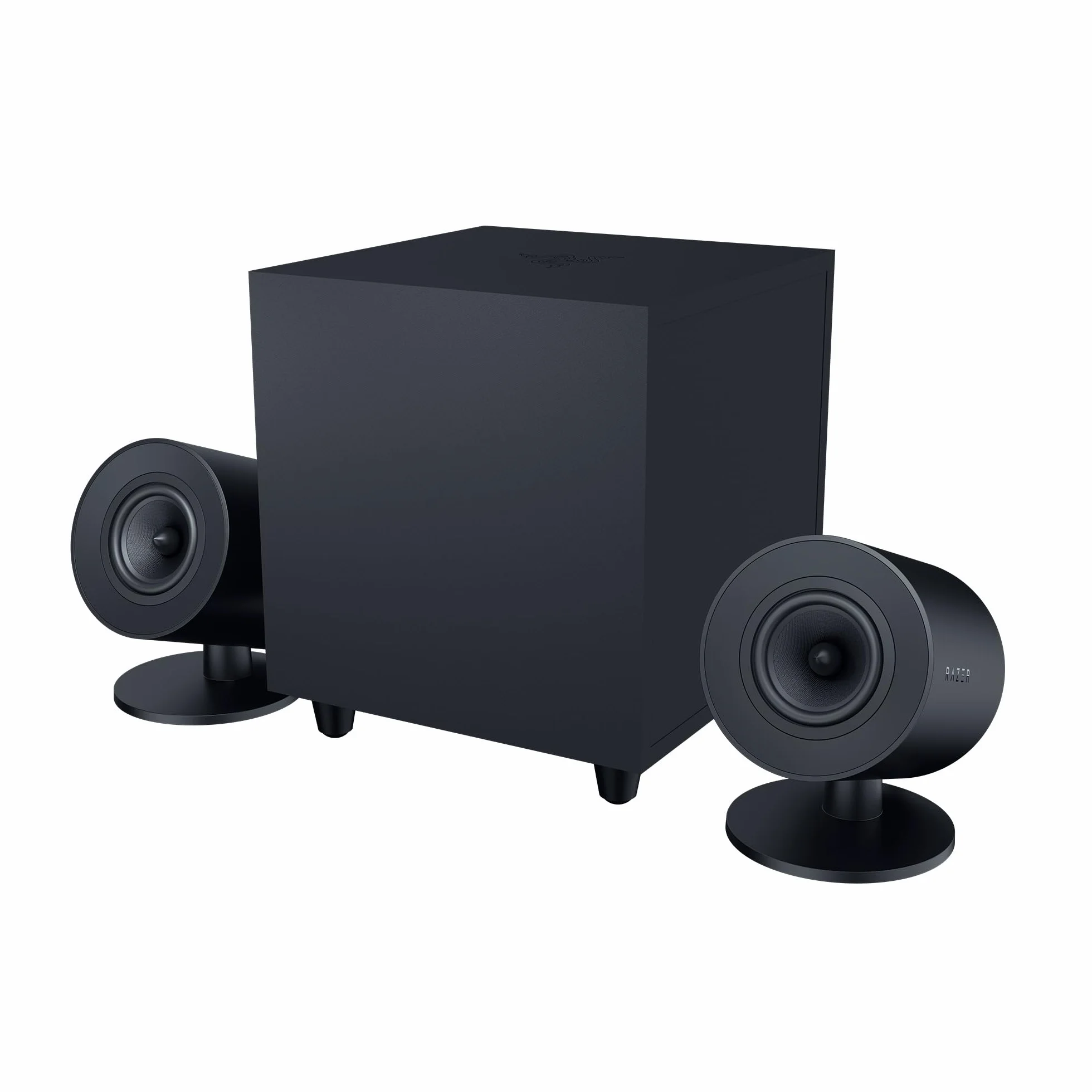 Razer Nommo V2 2.1 szerokopasmowe głośniki do gier PC z subwooferem przewodowym THX Audio Czarny