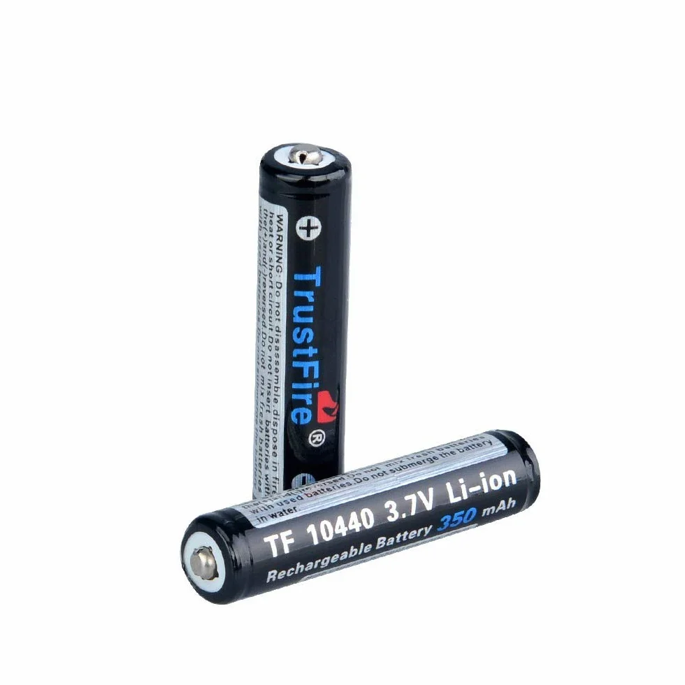 Trustfire 10440 AAA akumulator litowo-jonowy 3,7 V 350 mAh (2 x niezabezpieczony)