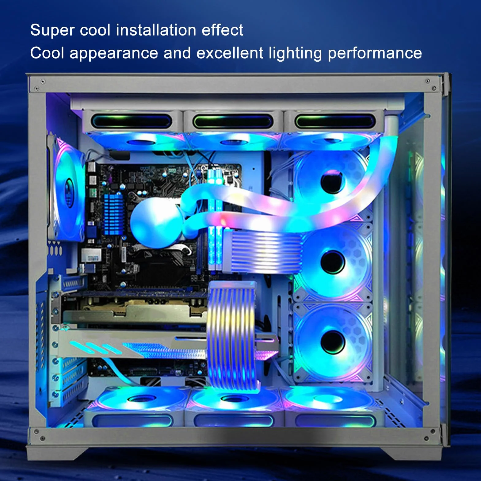 Kabel Rozszerzony Zasilania RGB 5V 3 Pin ArgB Synchronizacja Miękka Rura Silikonowa LED