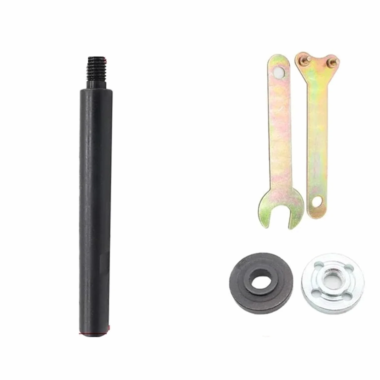 Przedłużka do szlifierki kątowej, Wał przedłużający szlifierki kątowej M10 M14 Wiele rozmiarów 60 Stal manganowa 1/4 szt.(M10x120mm-A)