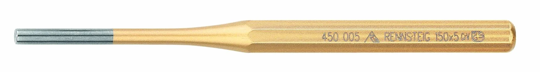 Wybijak do zawleczek standardowy (końcówka ø 3 mm, szerokość klucza 10 mm, profil 8-kątny, powierzchnia szlifowana + polerowana) 4500030
