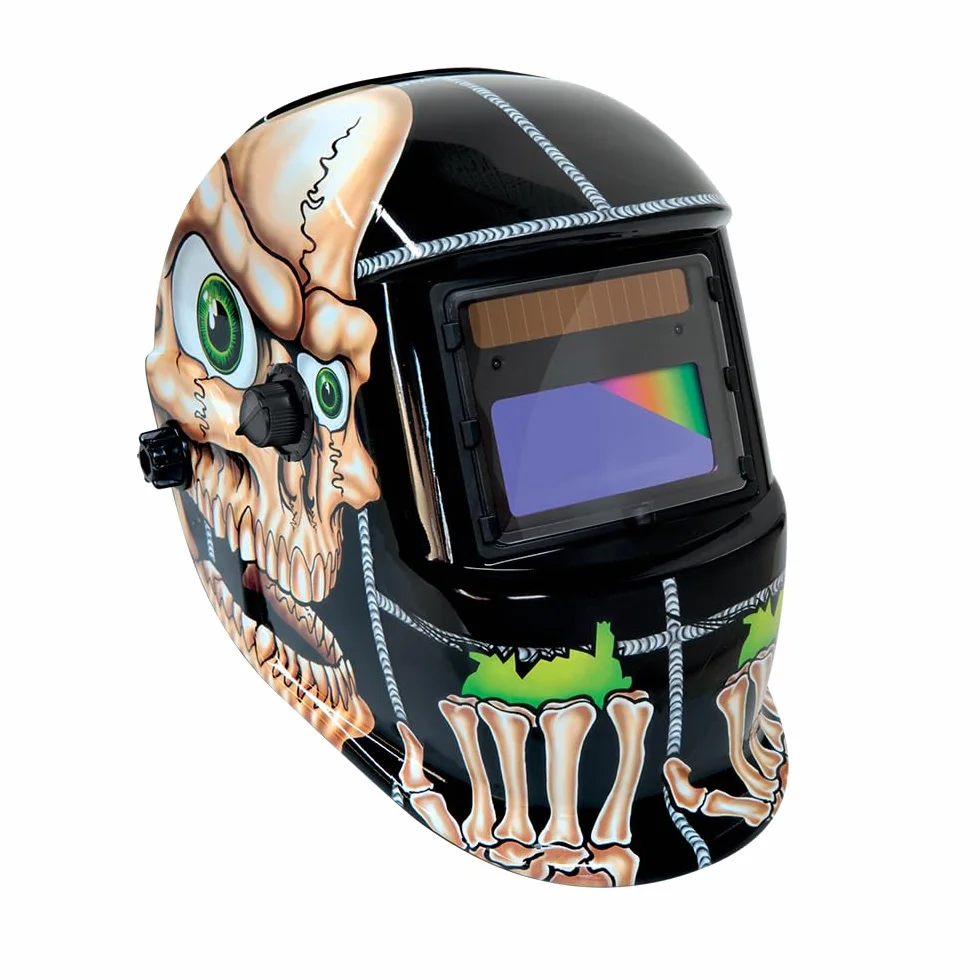 GYS Venus Maska Spawalnicza LCD 3/9-13 G BONES True Color, Automatyczne Zaciemnienie 0,08ms, Klasa Optyczna 1/1/1/2, Pole Widzenia 92x42mm