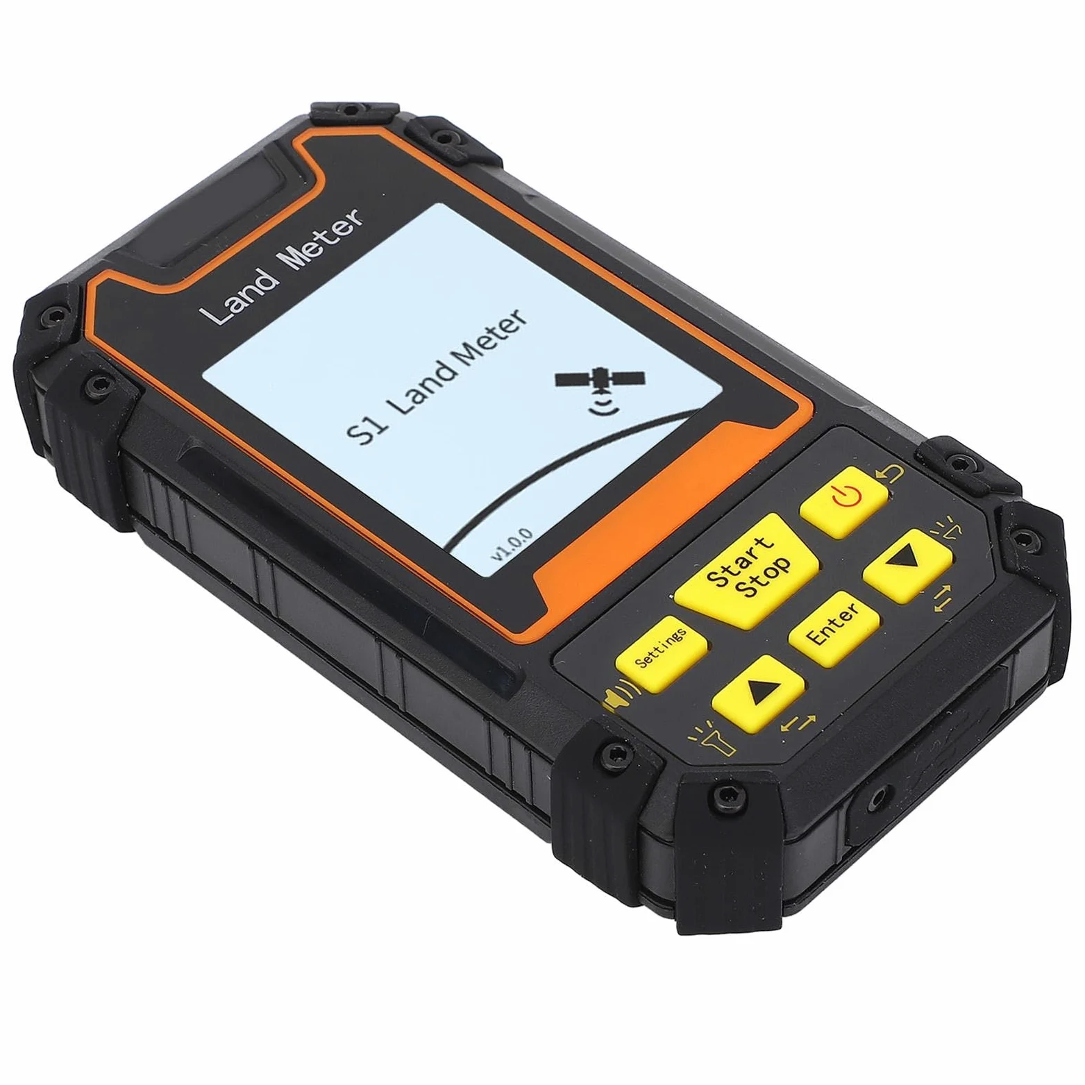 Ręczny Miernik Powierzchni Gruntu GPS, Przyrząd do Pomiaru Gruntu GPS Miernik Geodezyjny, Mini Podręczne Jednostki GPS Sprzęt do Pomiaru Terenu Tester Gruntu GPS do Pomiaru