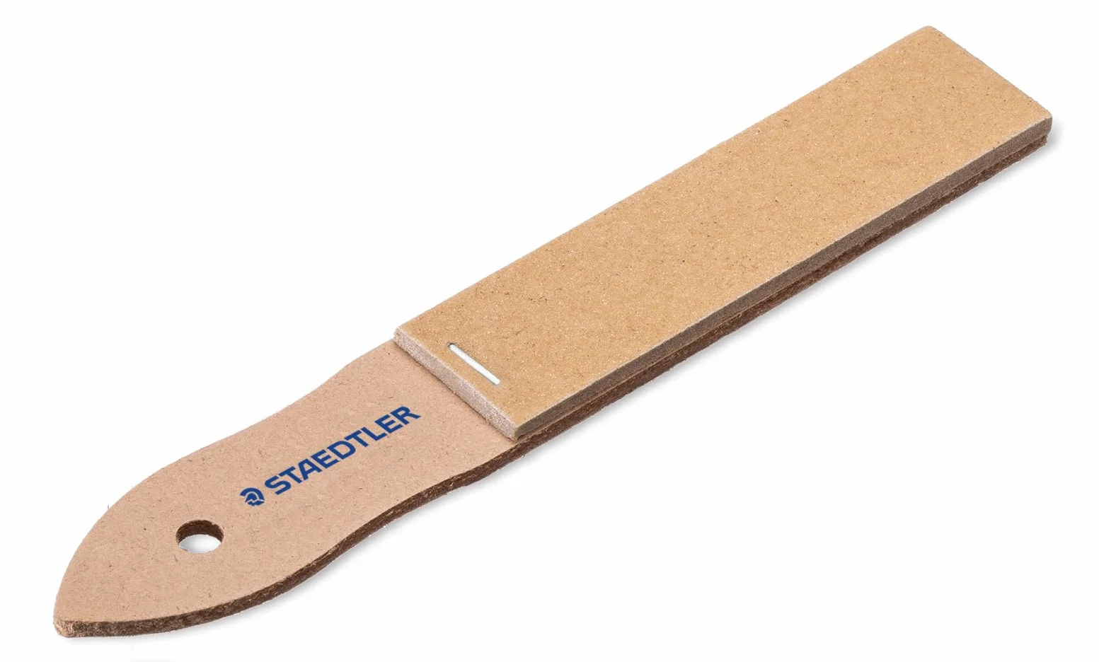 STAEDTLER 923 23BK-C papier ścierny (12 arkuszy drobnego papieru ściernego na drewnianym uchwycie, do ostrzenia, do stożkowych kształtów lub eliptycznych krzywych, blistrów)