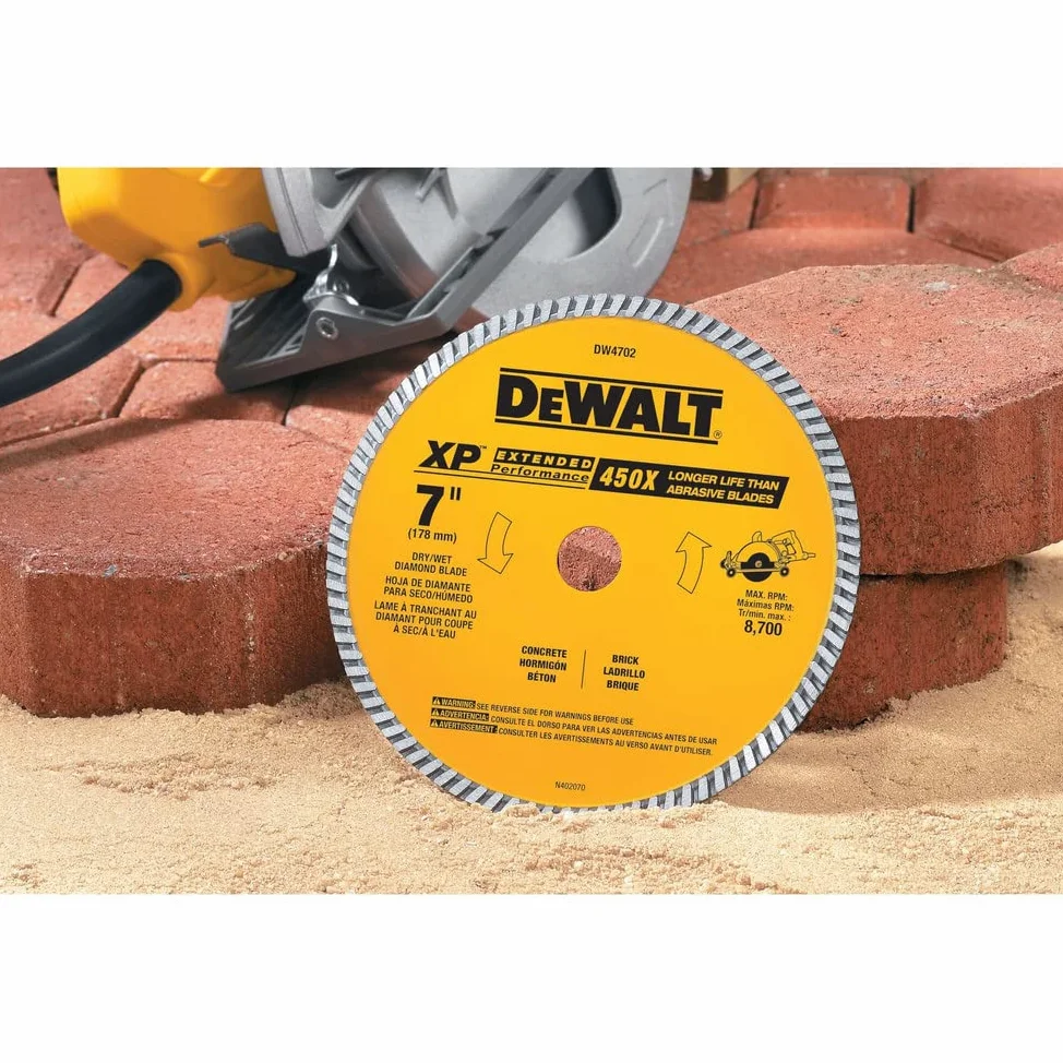 DEWALT DW4702 7" diamentowe kółko, srebrne, 1 sztuka