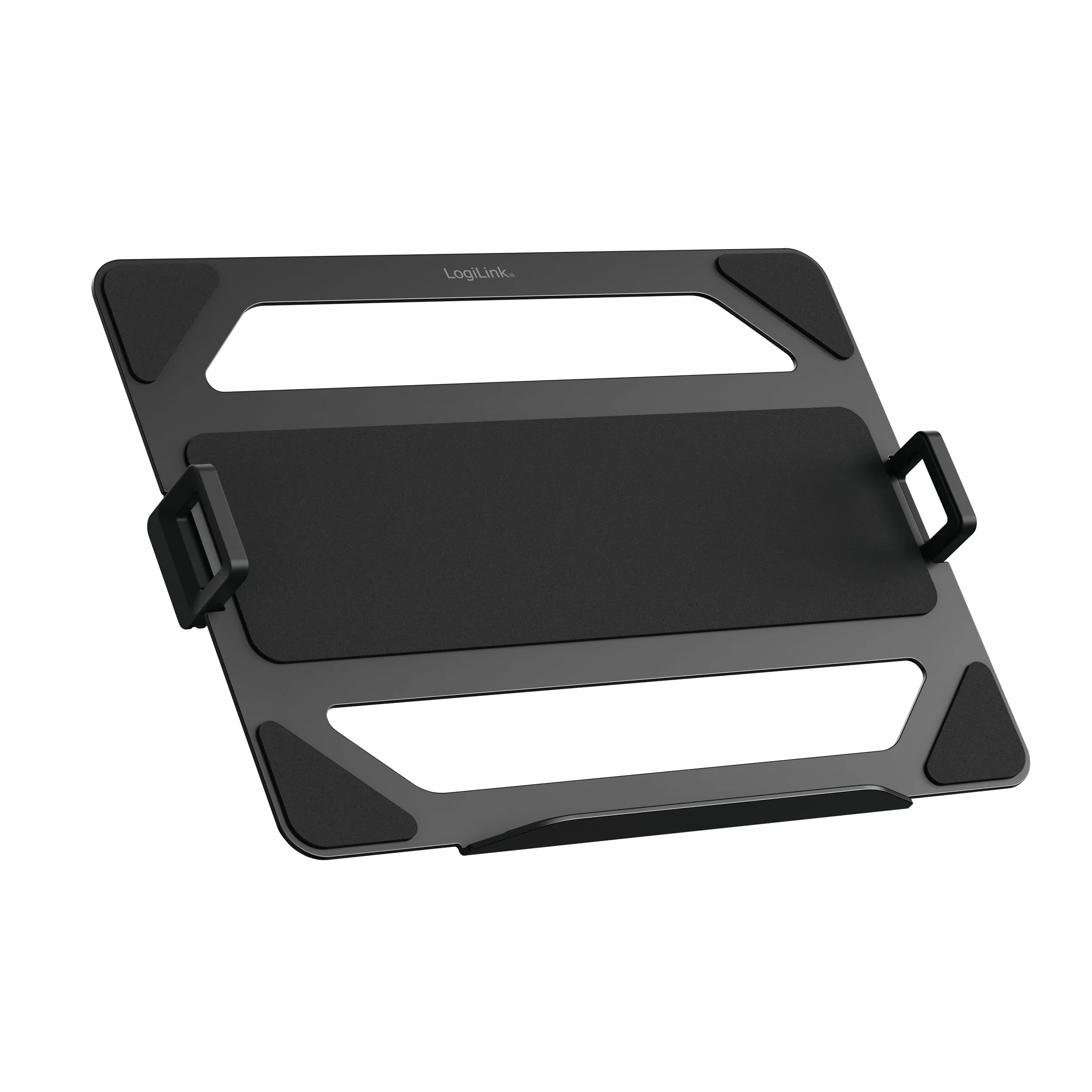 LogiLink BP0203 – uchwyt na laptopa na ramiona monitora, pasuje do urządzeń o przekątnej ekranu 11,6–17,3", maks. 9 kg