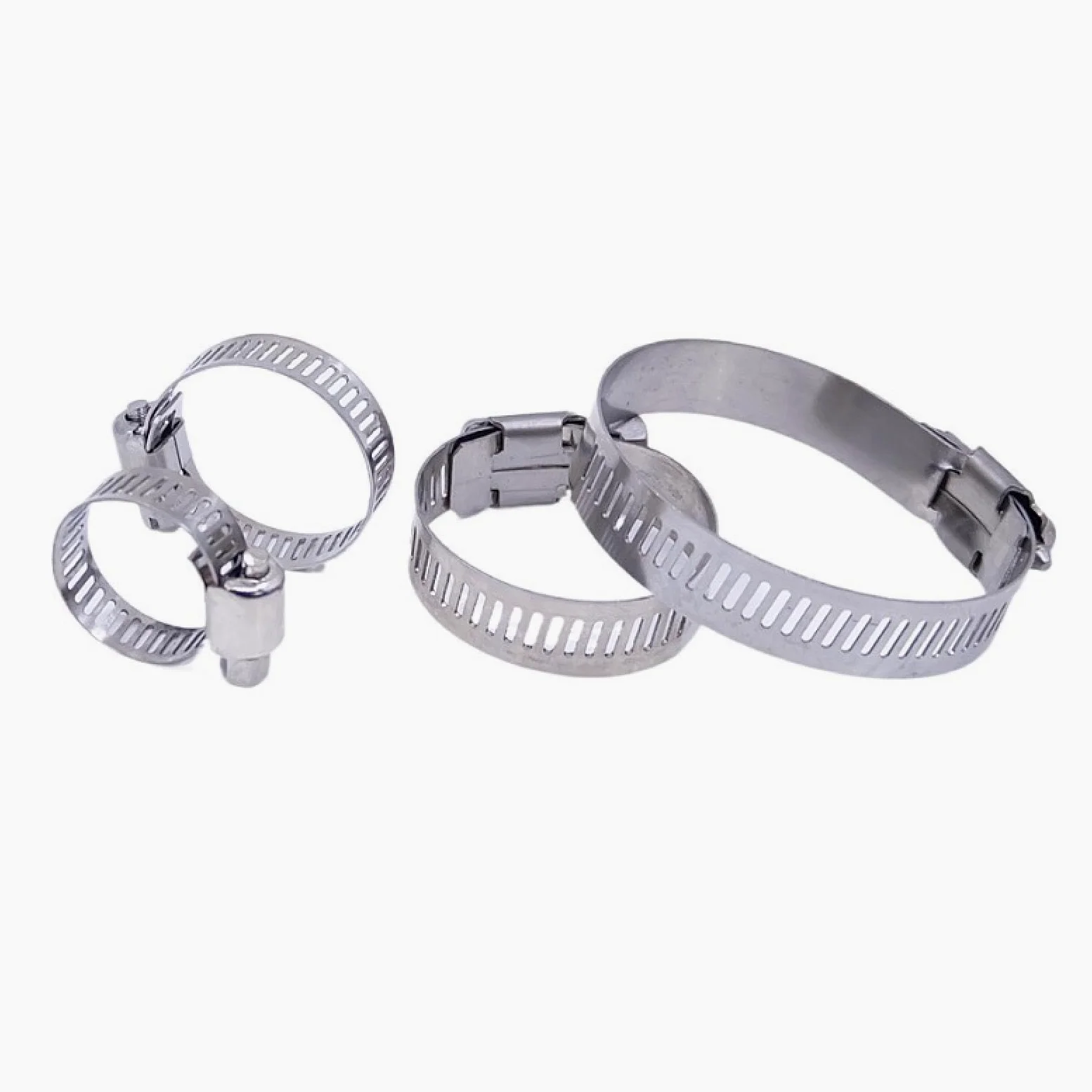 Stalowe zaciski do węży z napędem ślimakowym, 5/10 sztuk regulowane opaski do węża ze stali nierdzewnej 6mm-600mm(213-235mm X 5pcs)