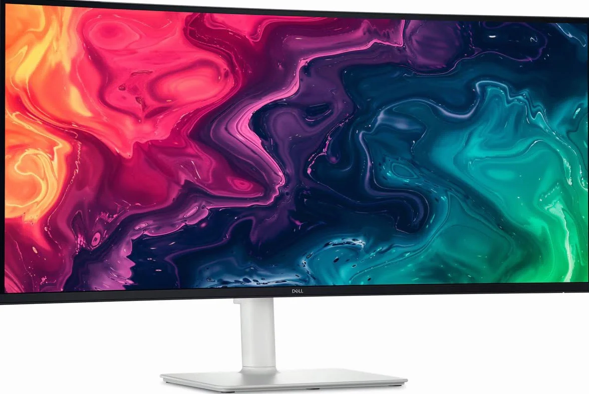 Dell Ekran PC 34 Plus USB-C - S3425DW, WQHD (3440x1440), 21:9 Zakrzywiony, 120Hz, VA, 1ms, AMD FreeSync Premium, HDR10, regulacja wysokości, wbudowane głośniki, 2 USB-C, 2 HDMI, 2 USB, 3 lata