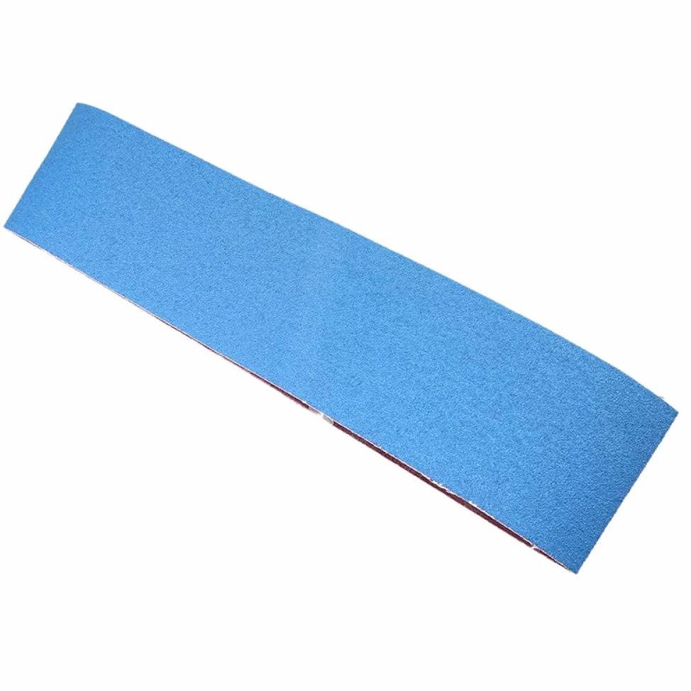 5 sztuk 100x915mm paski szlifierskie niebieski papier ścierny 80/120/150/180/240/320/800/1000 grys cyrkon korund polerowanie pasów taśmowych narzędzie, 120