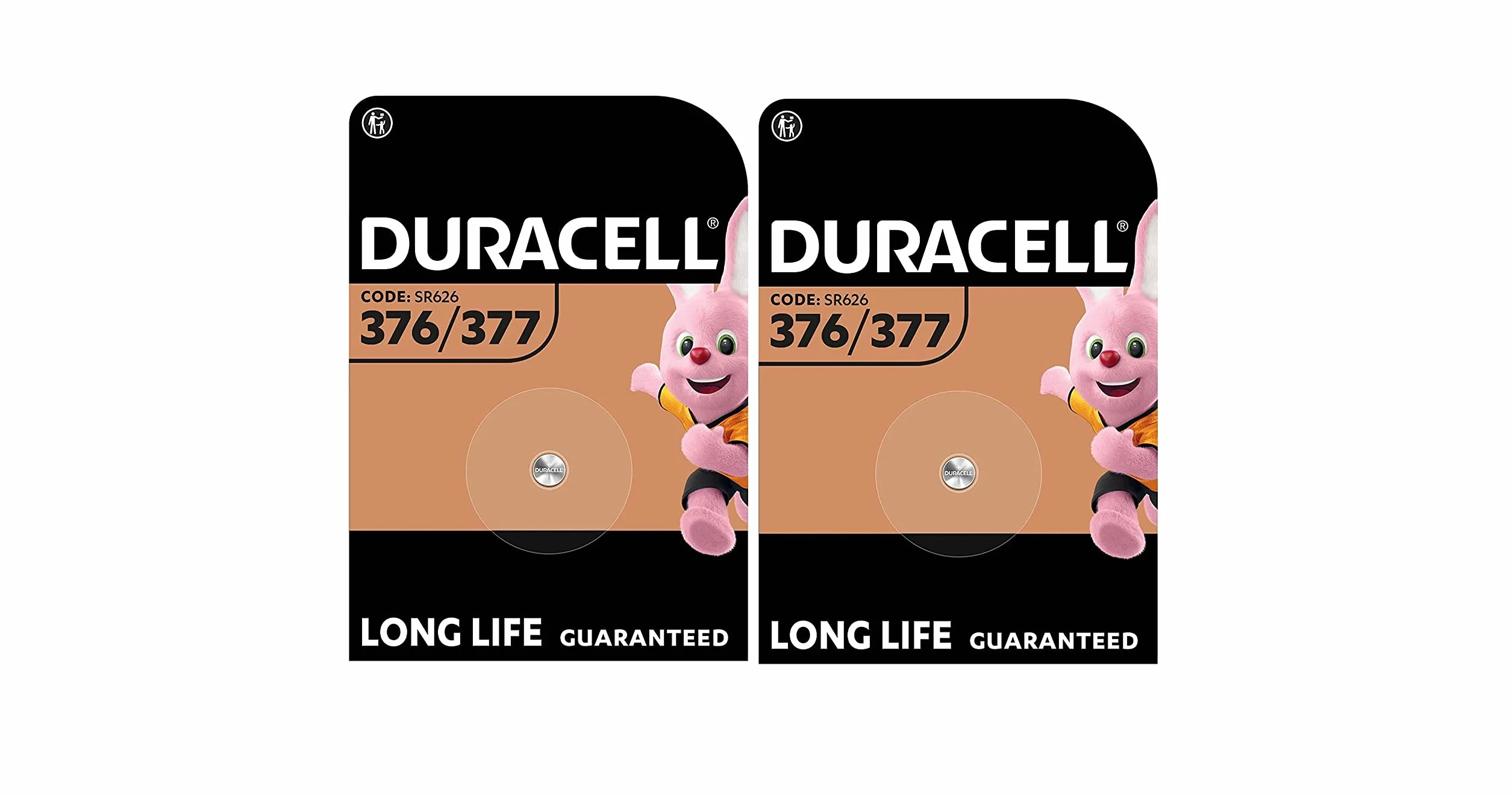2 x Duracell 376/377 (2 x 1 bateria) 2 baterie (SR626/V377/V376/SR66/SR626W/SR626SW)
