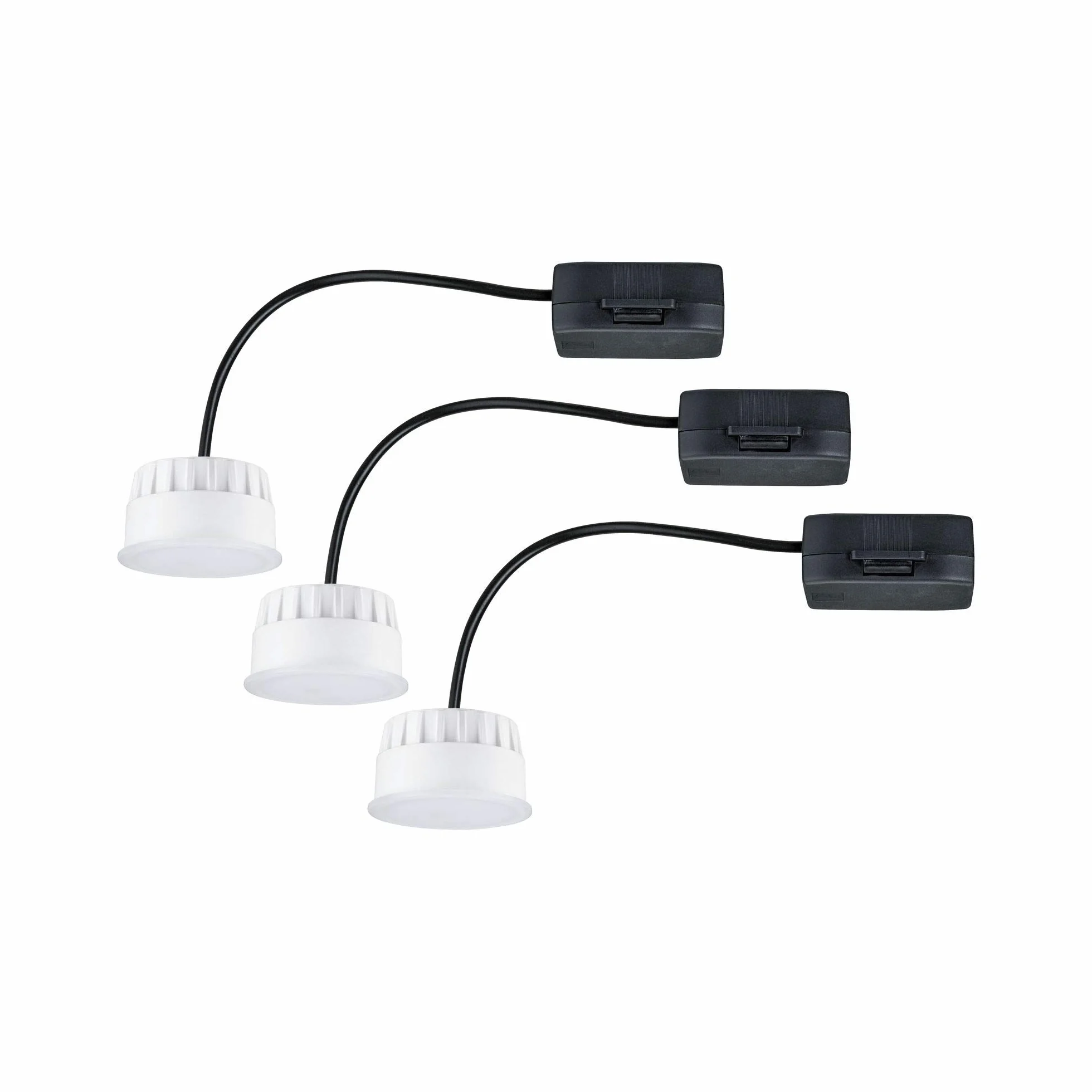 Paulmann 92472 oprawa wpusz. LED Modul Choose Coin zest. 3 szt., okrągły, 50 mm, 3x6 W, 3x470 lm, 230 V, 2700 K, satyn. okrągły, spot sufit., tw. szt.