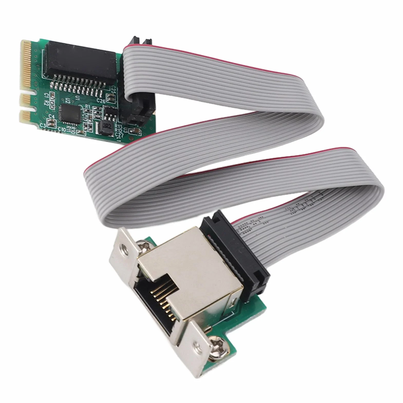 Karta Ethernet M.2 2.5G RTL8125B Karta Sieci Sterowania Przemysłowego Przemysłowa Karta Sieciowa PCIExpress RJ45 M.2 A E do Karty Gigabit Ethernet RTL8111H