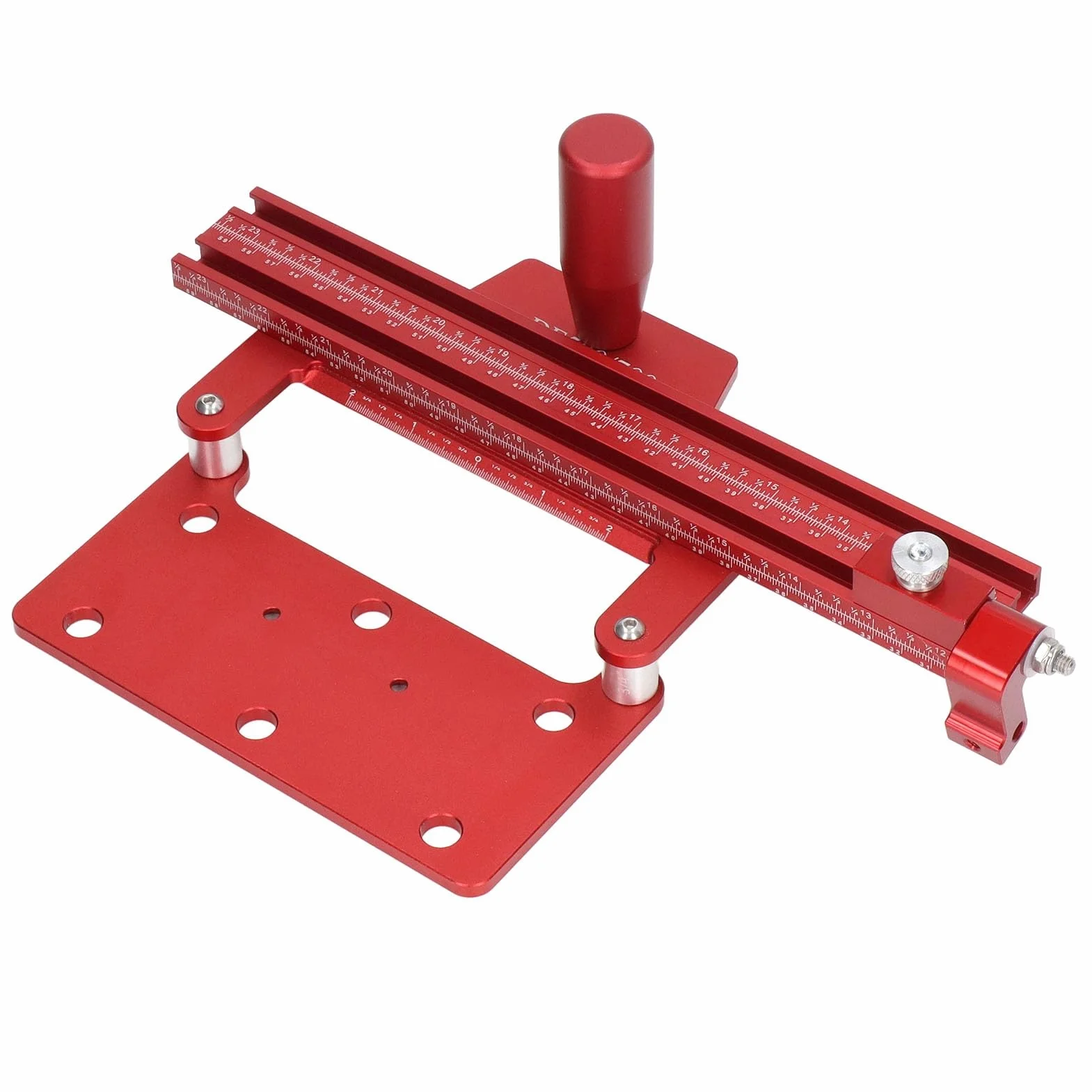 Jeffergarden Zestaw Narzędzi do Obróbki Drewna ze Stopu Aluminium z szyną prowadzącą Piły z Zespołem o Wysokiej Dokładności do Czopiarki DF500 700 do Cięcia i Wiercenia