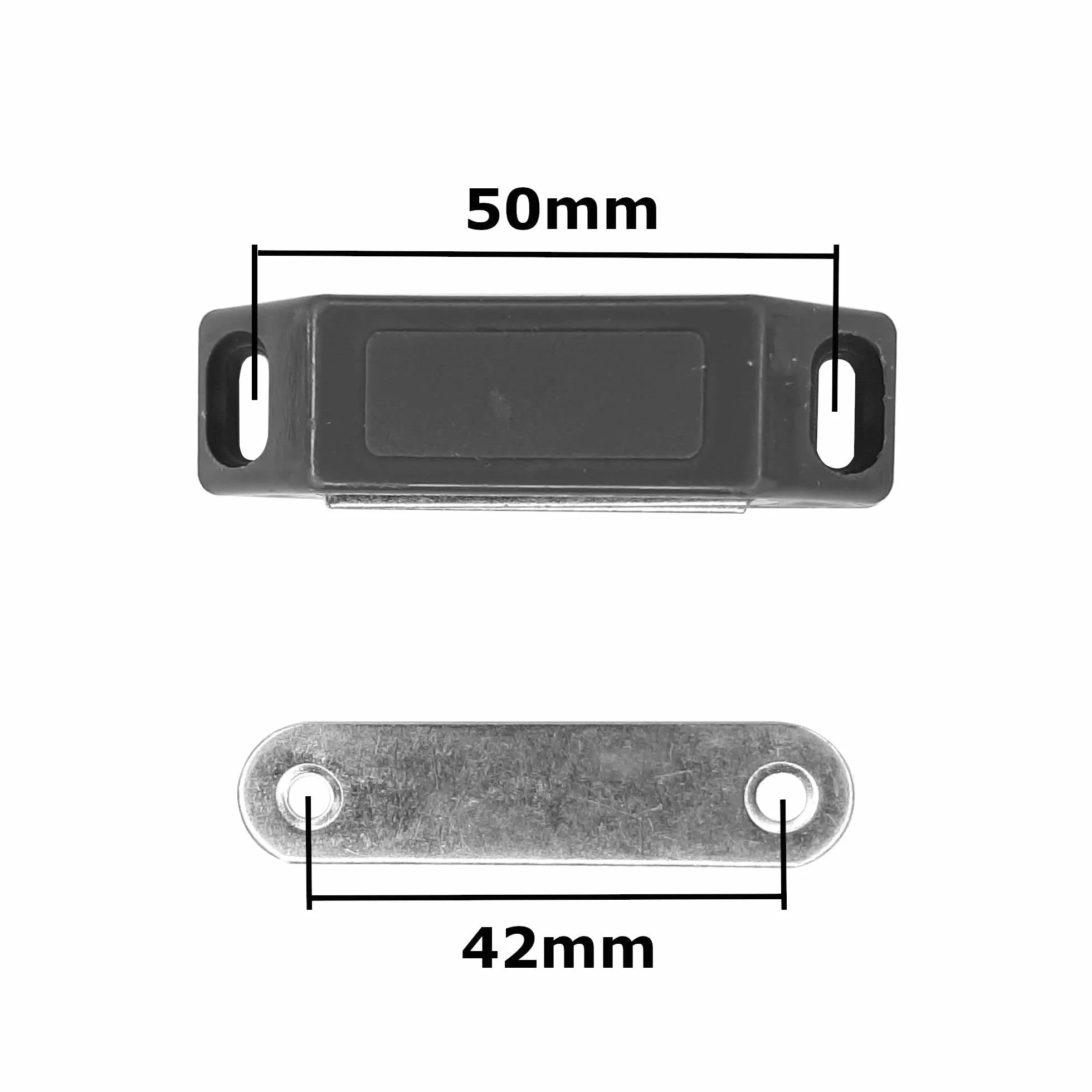 cyclingcolors 2 x zatrzask magnetyczny brązowy mocny magnes do drzwi magnes do mebli magnes szafka meble drzwi szafy samozamykacz drzwi zamknięcie drzwi
