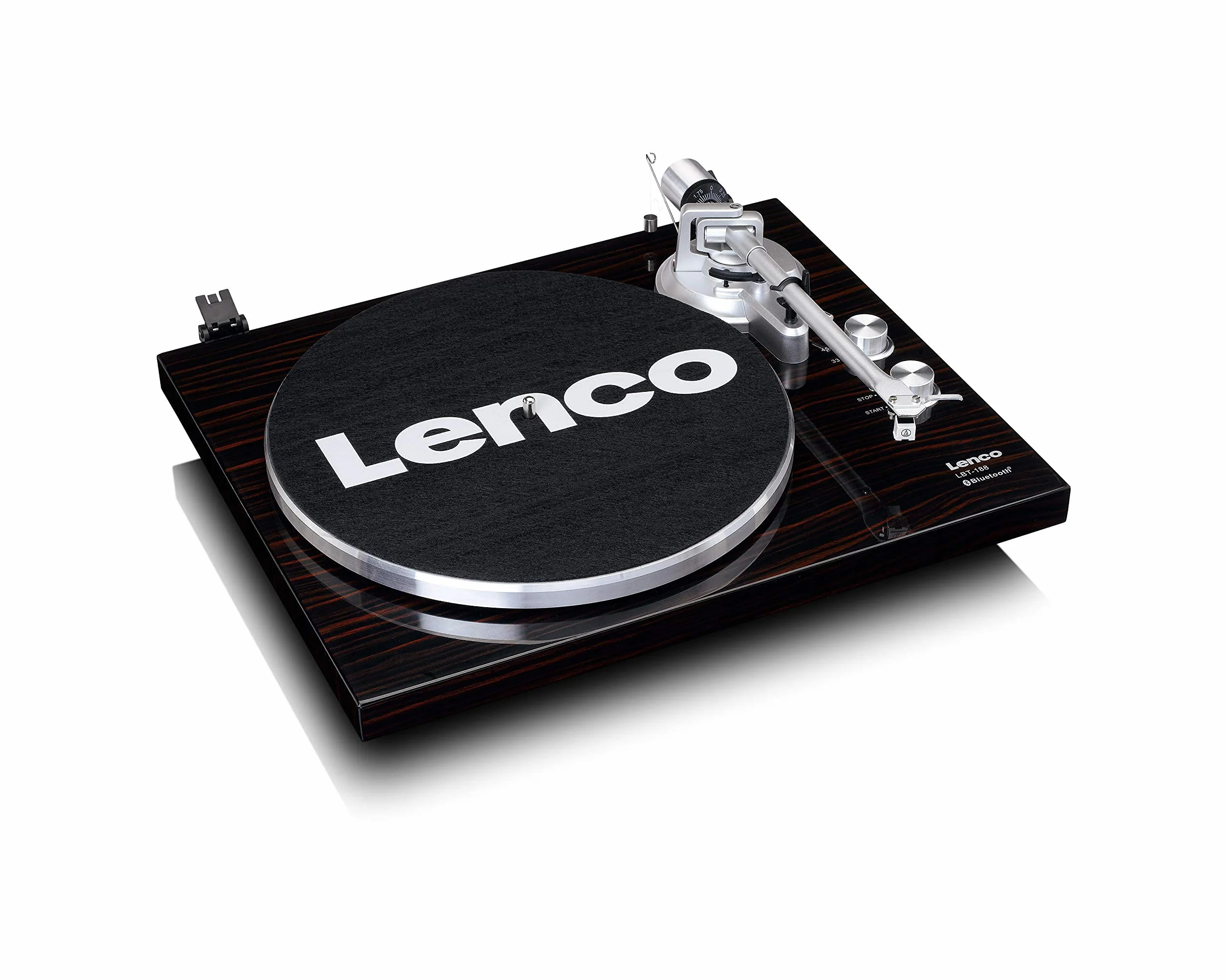 Lenco Lbt-188 Gramofon, Czarny, 41.5 x 36 x 12.5 cm