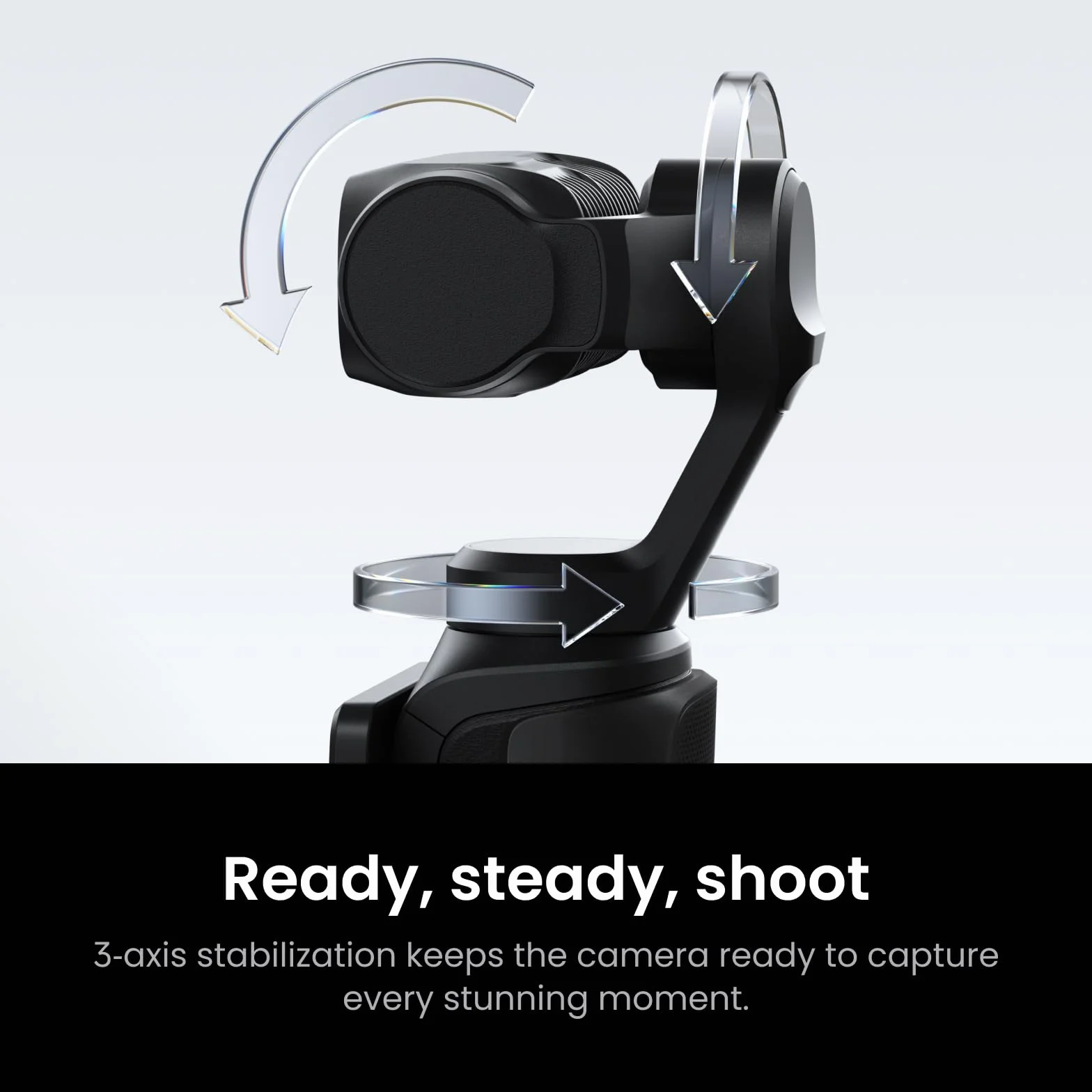 Insta360 Luna Ultra Cosmic Black - 8K Vlogging Camera with Dual Leica Lenses, 12× Zoom, 1" Sensor, Detachable 2" Touchscreen, Triple AI Chip, Pocket Gimbal Camera for Vlog Photography