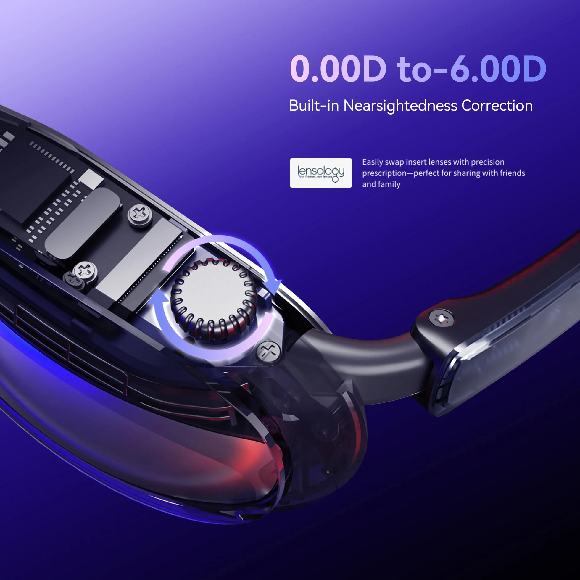 Rokid Max AR okulary 160" mikro-OLED Virtual Theater 50° FOV 600 nitów HDCP kompatybilne iPhone 15 Android