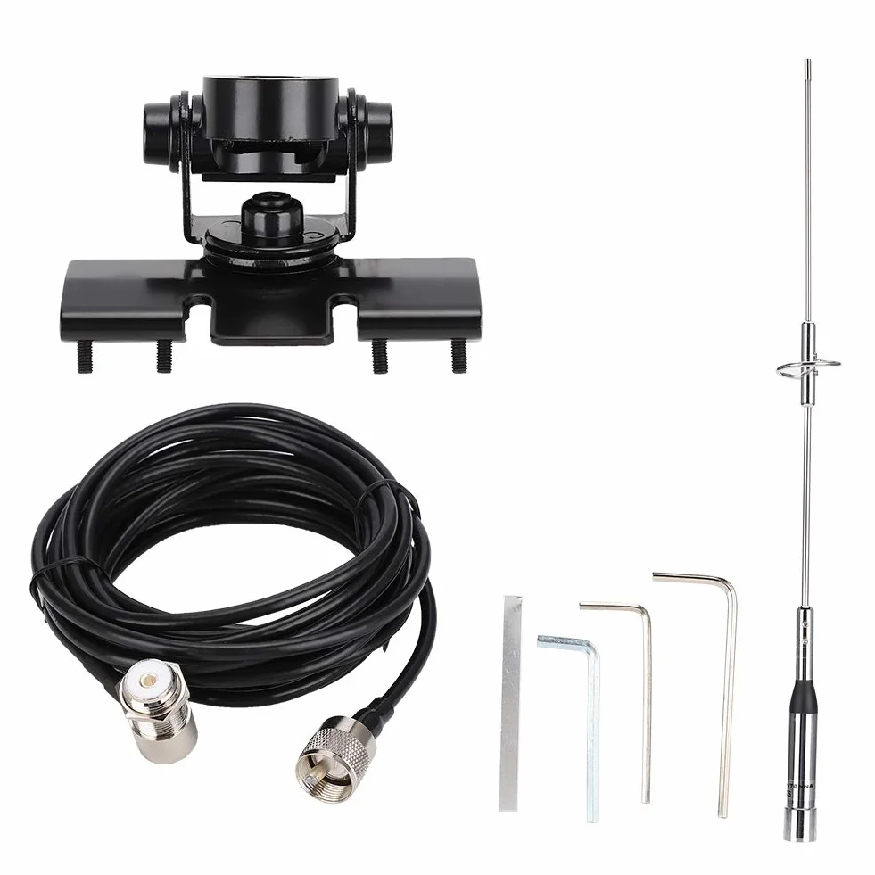 Antena samochodowa VHF/UHF NL-770S 144/430MHz 2.15/3.0dBi wodoodporna magnetyczna 5m