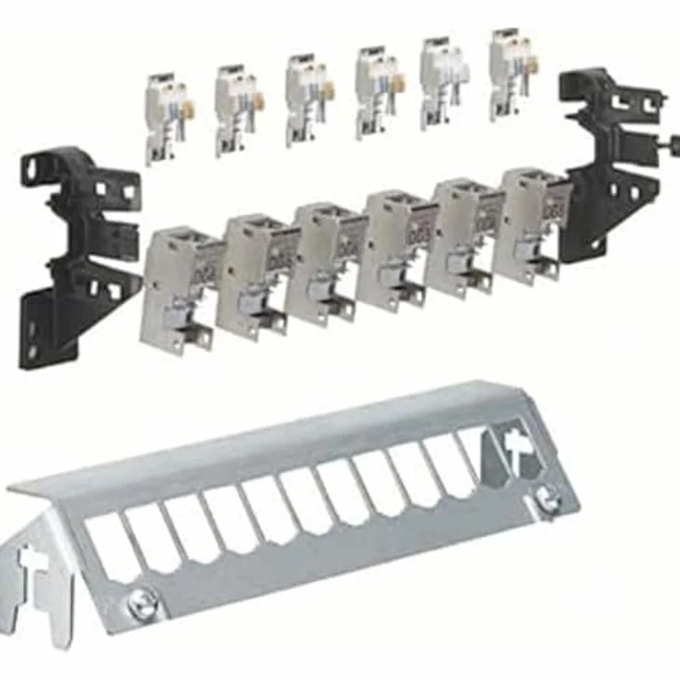 Hager Panel 12-częściowy z 6 modułami RJ45 FZ12 MM