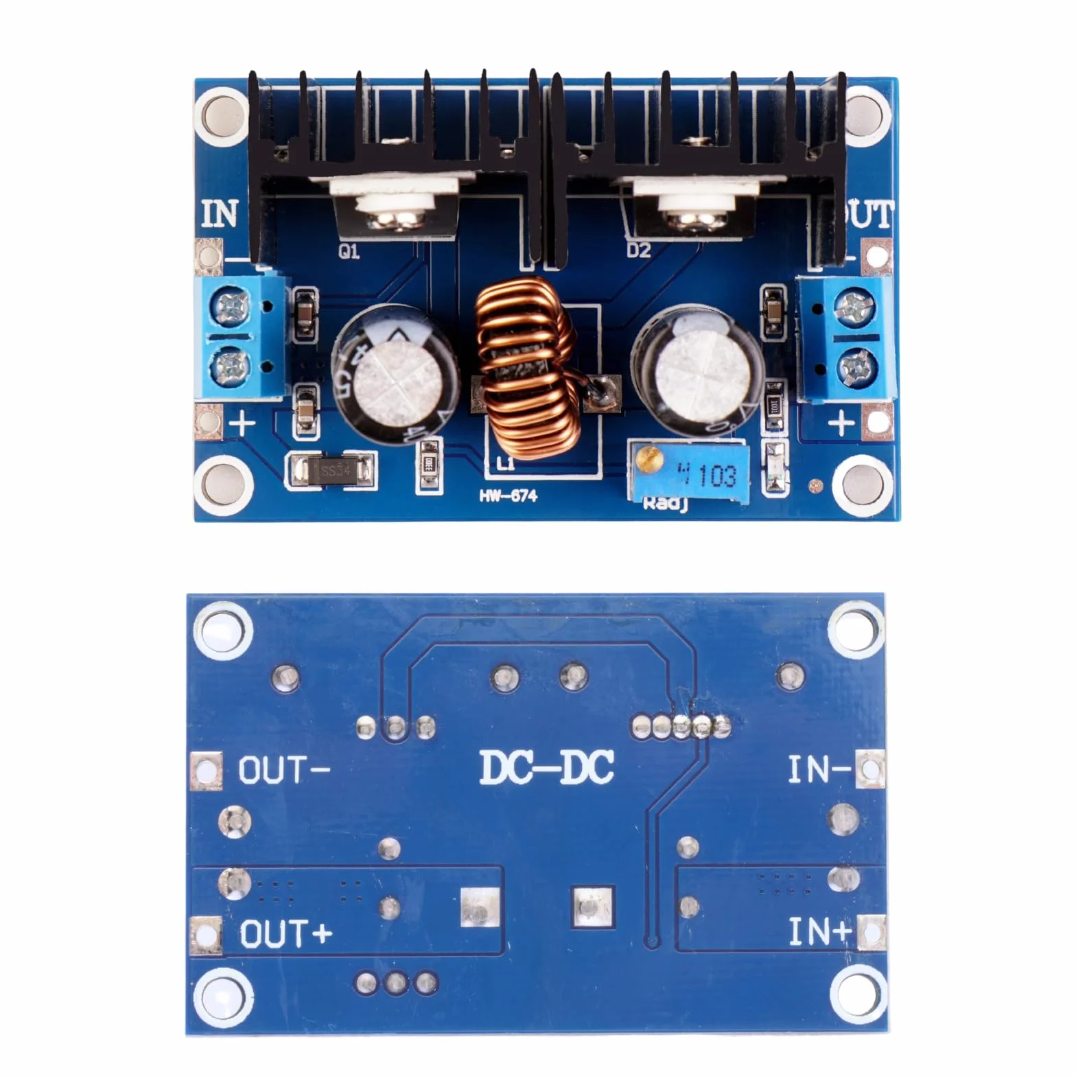 DC-DC Step Down Buck Converter 5V 9V 12V 24V 8A Regulator Napięcia Power Supply Module